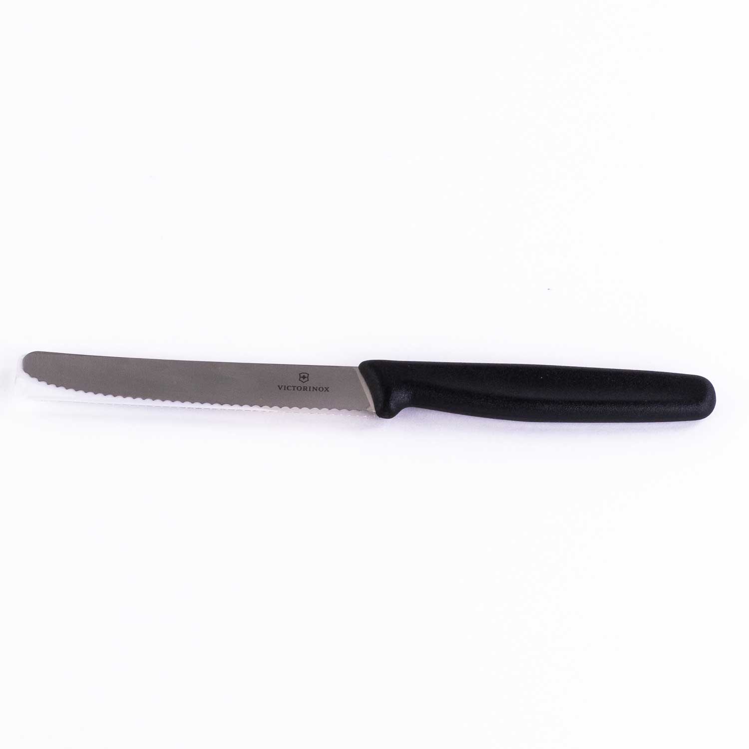 Black Steak and Tomato Wavy Knife 4 1/4