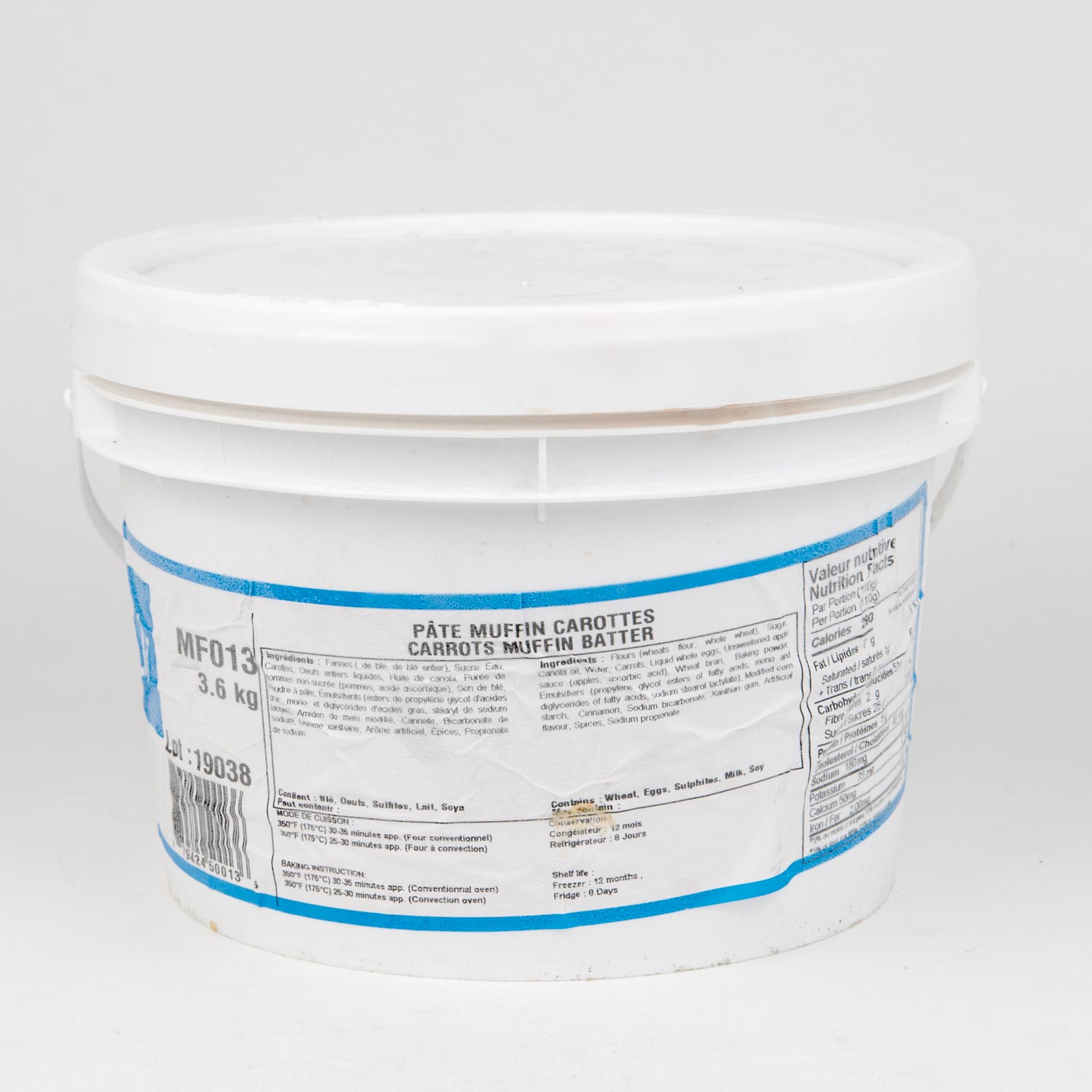 Carrot Muffin Mix 3.6 kg