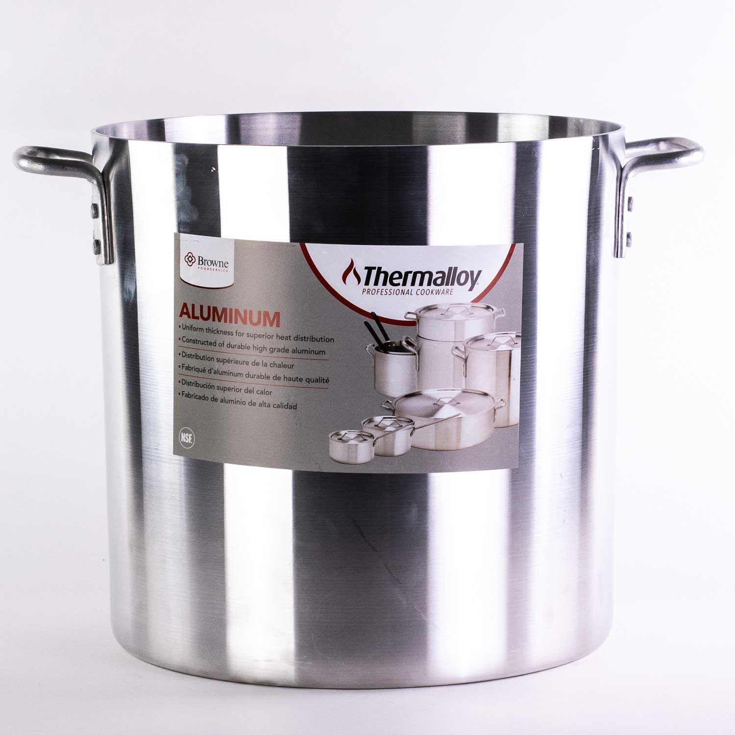 Aluminium Standard Weight Stock Pot 40 L