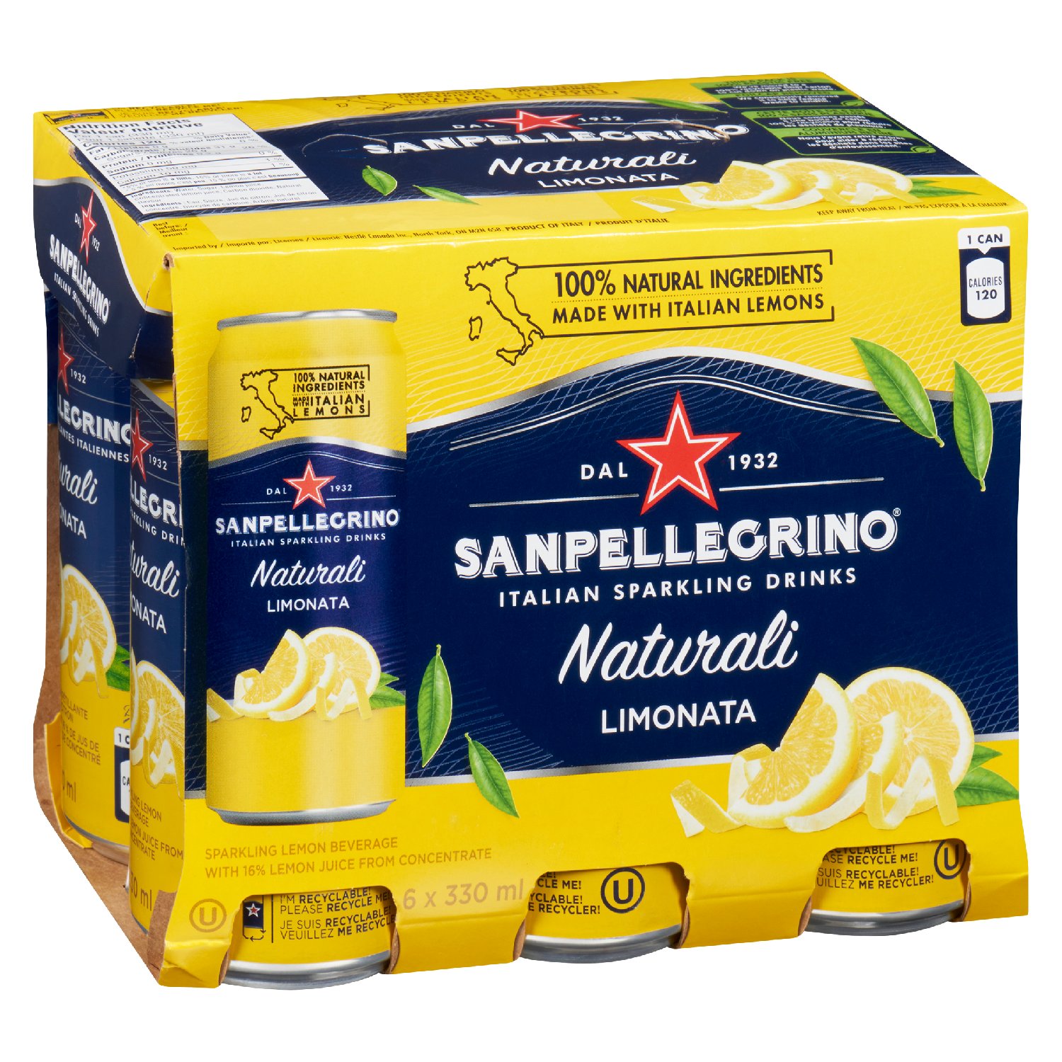 Limonata Sparkling Water 330 ml