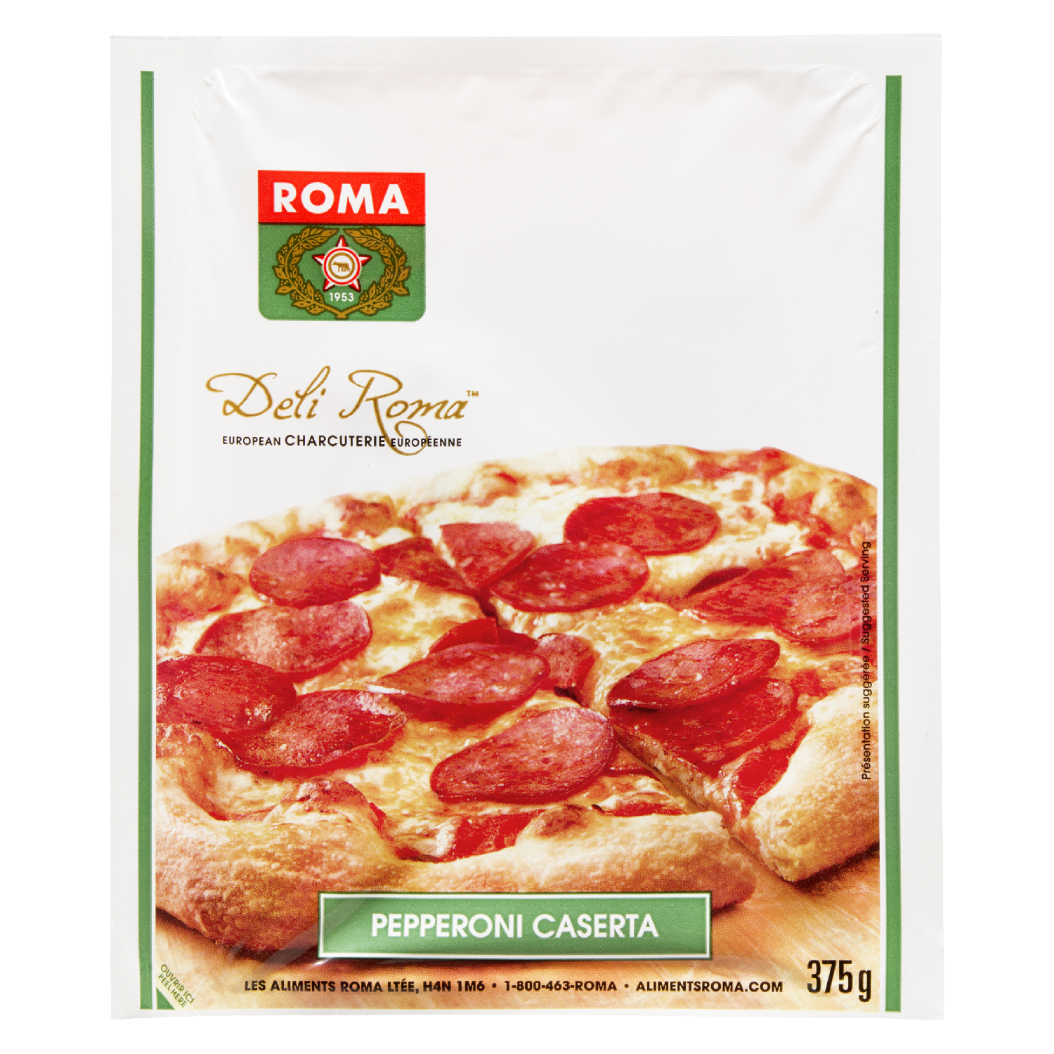 Sliced Caserta Pepperoni 375 g