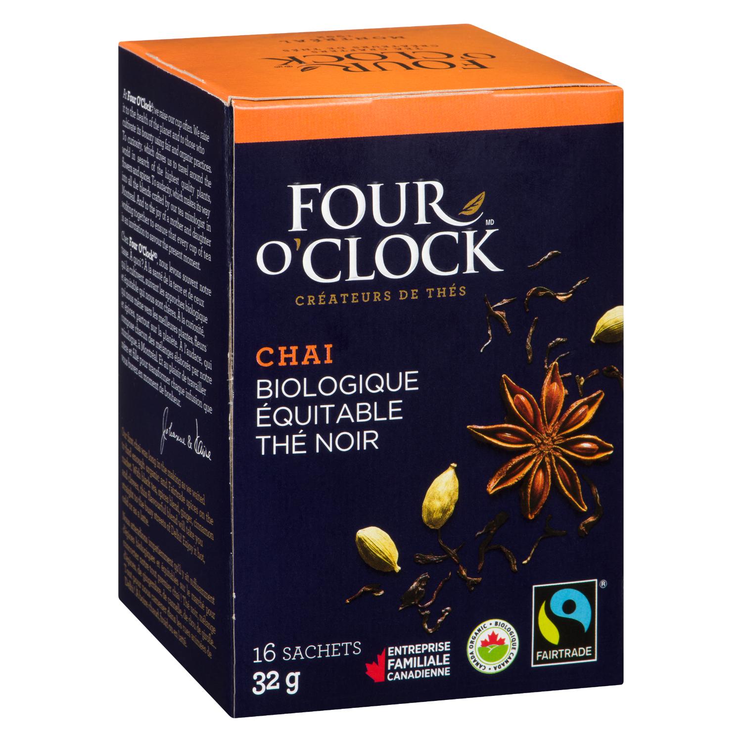Organic Fairtrade Chai Black Tea x16