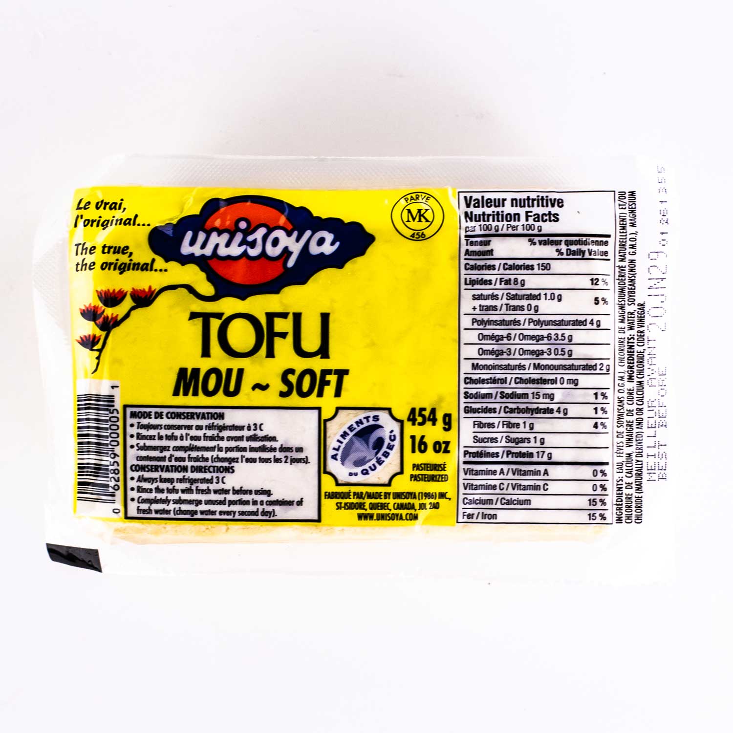 Tofu Soft 454 g