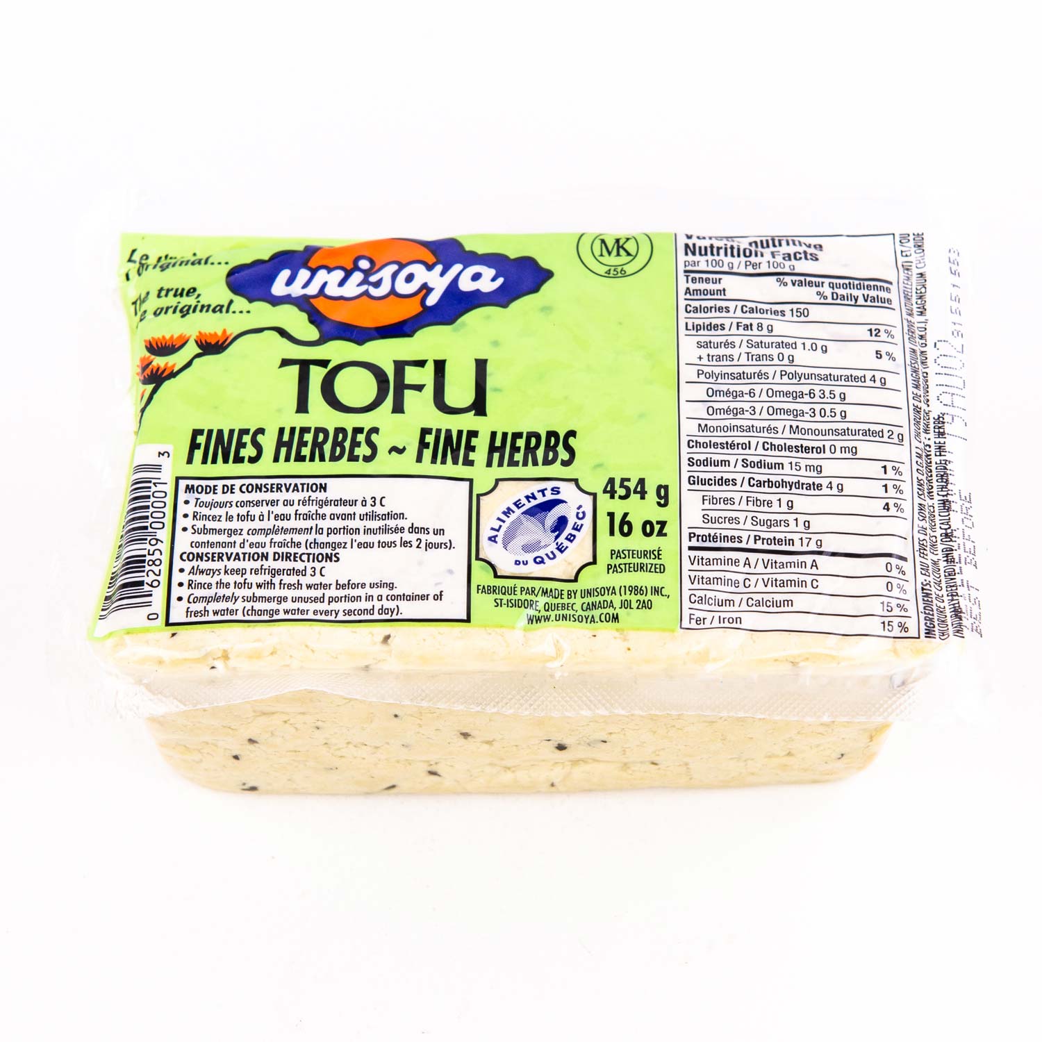 Herbs Tofu 454 g
