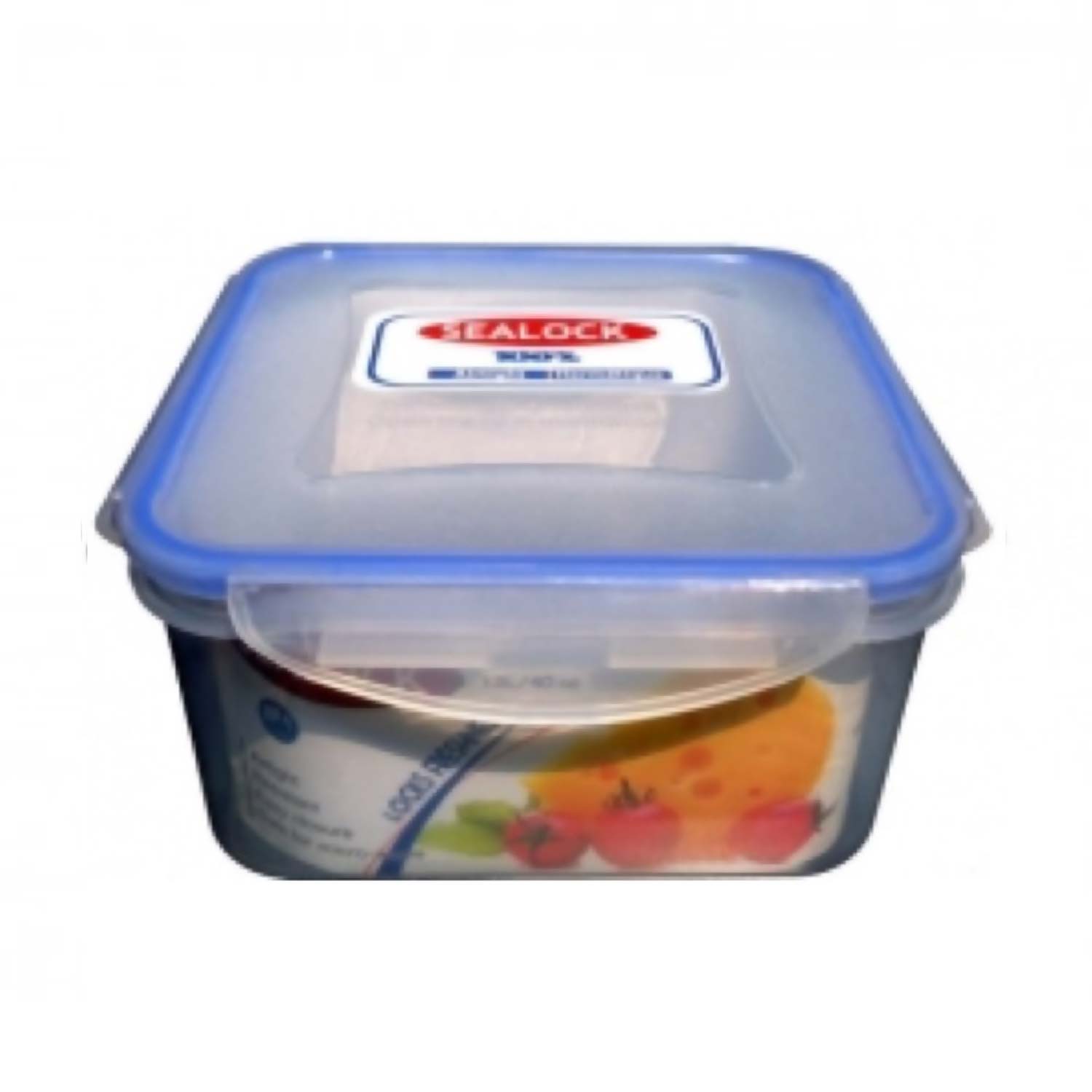 Square Plastic Container 1.2 L