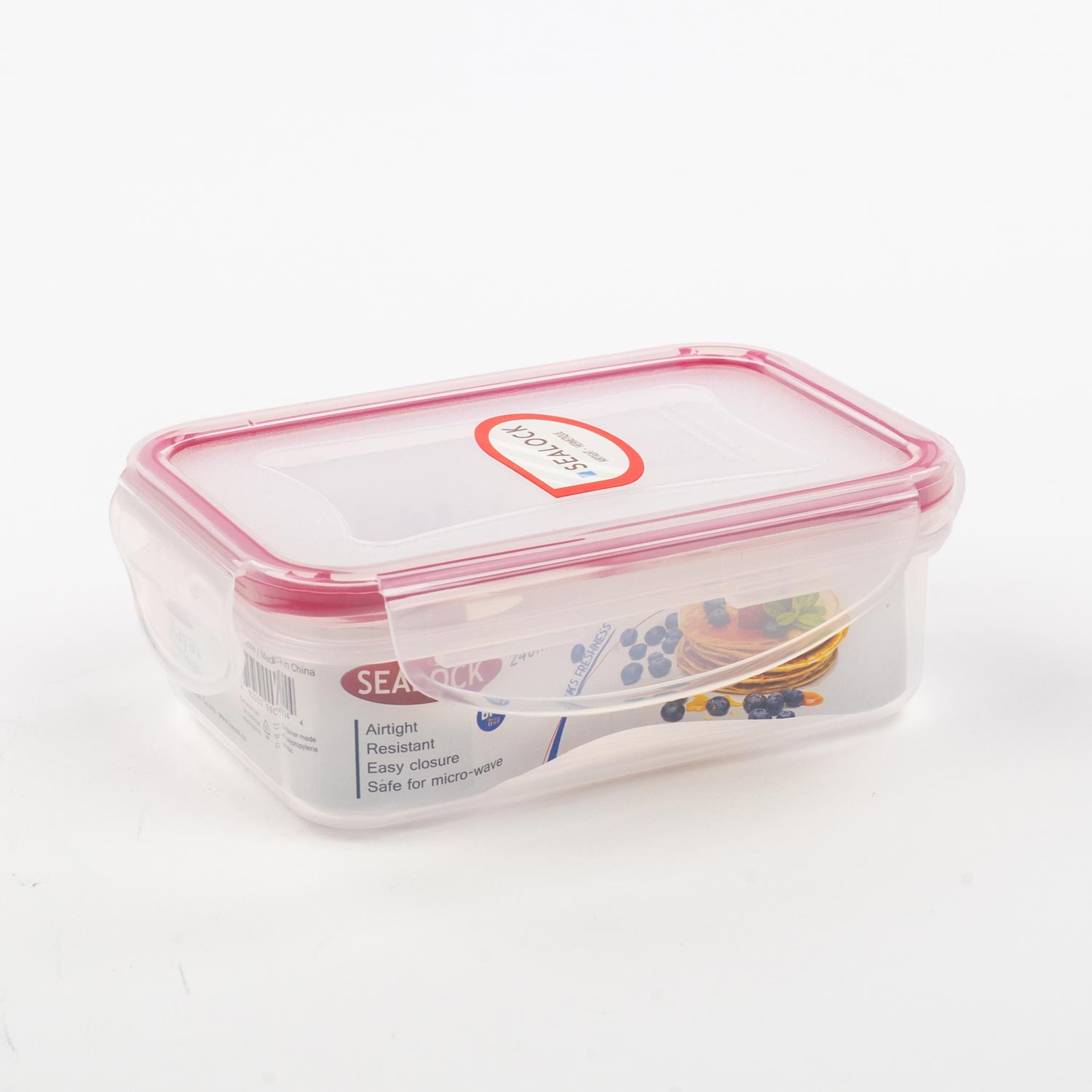 Rectangular Plastic Container 240 ml