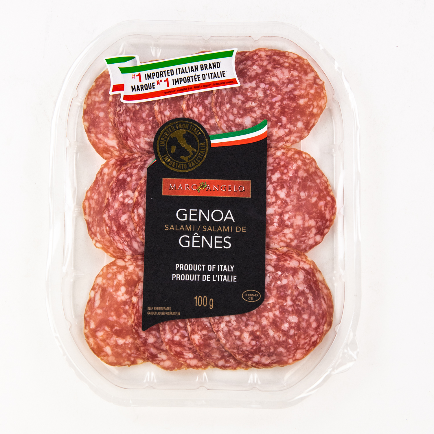 Sliced Genoa Salami 100 g