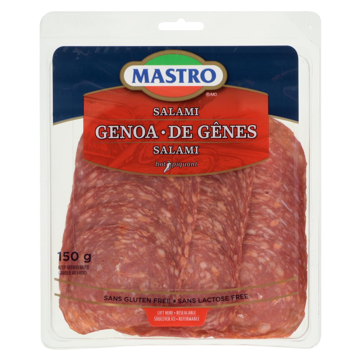 Sliced Hot Geneo Salami 150 g