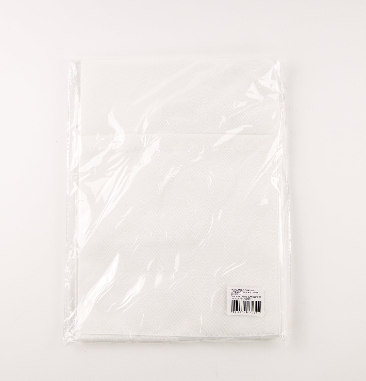 White Apron with Pockets