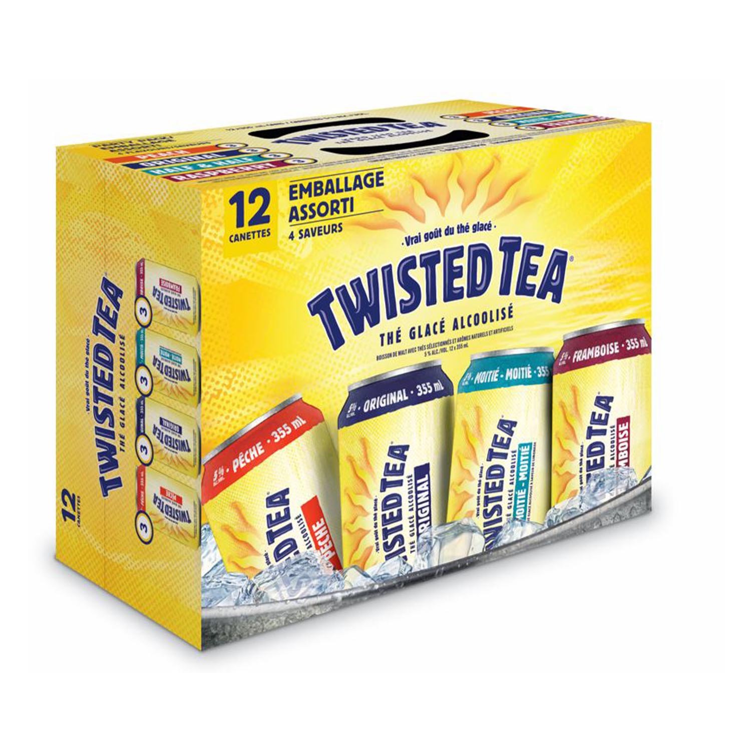 Alcoholic Malt Beverage Assorted Pack 355 ml x12