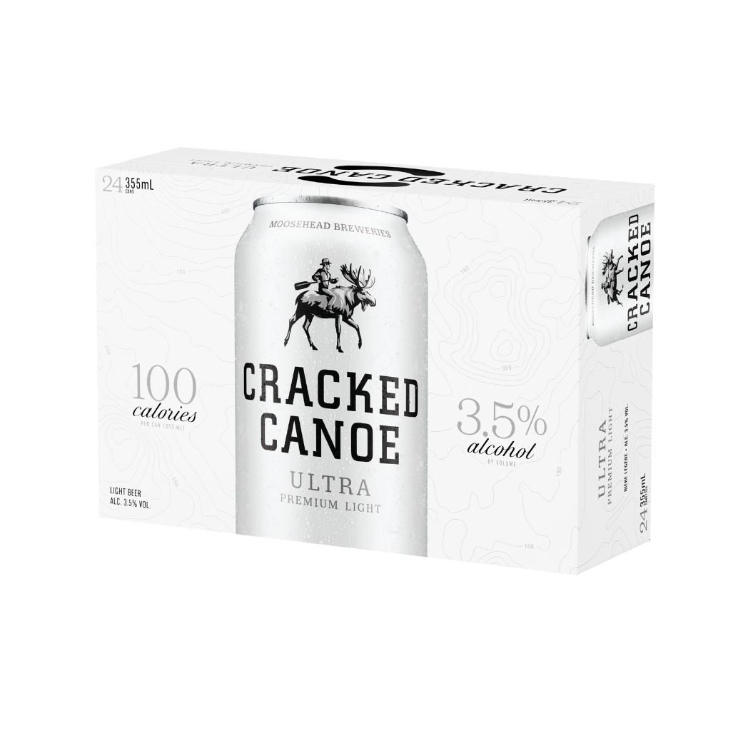 3.5% Cracked Canoe Beers 355 ml x24