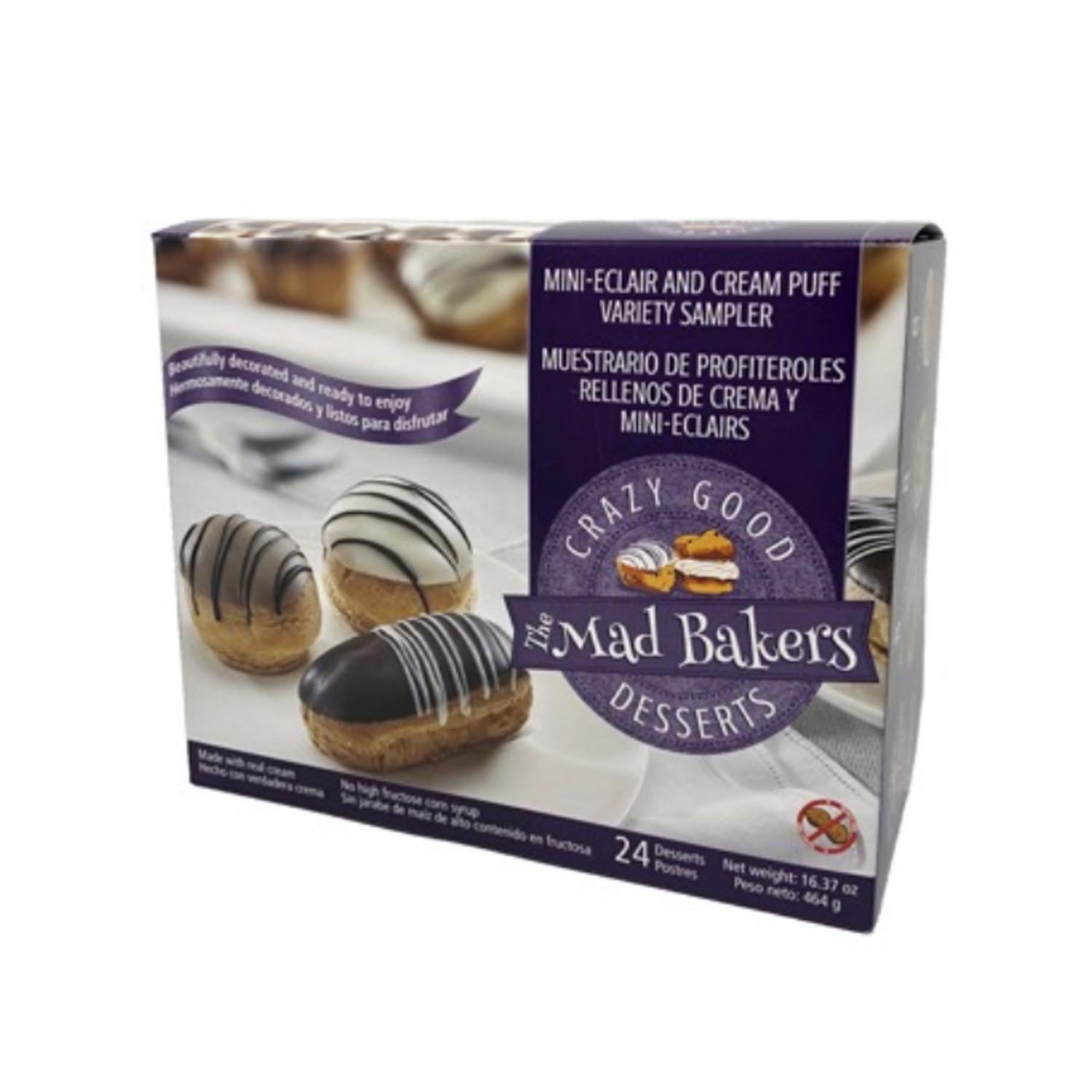Frozen Mini Éclairs and Profiteroles 464 g