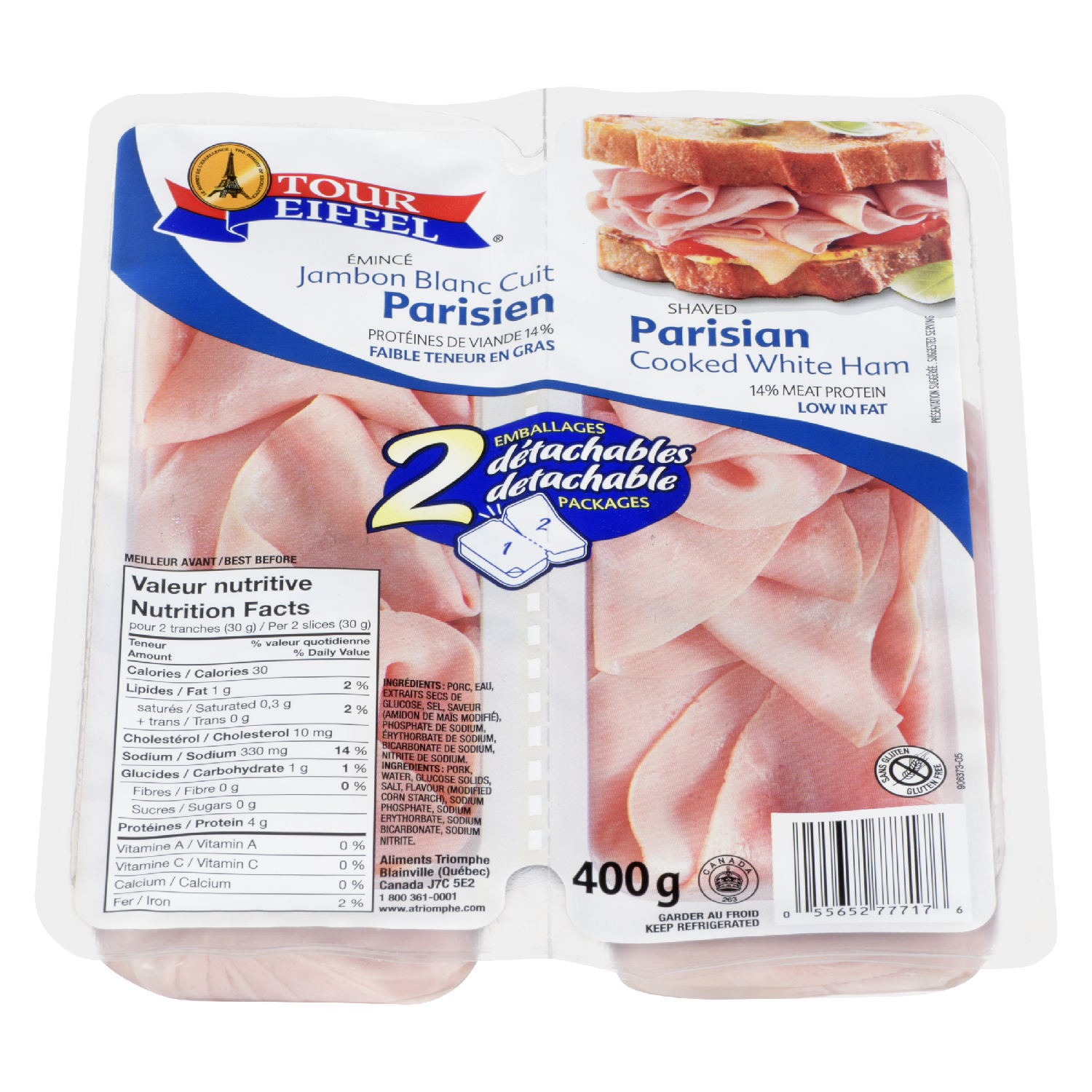 Sliced Parisian Duo Ham 400 g