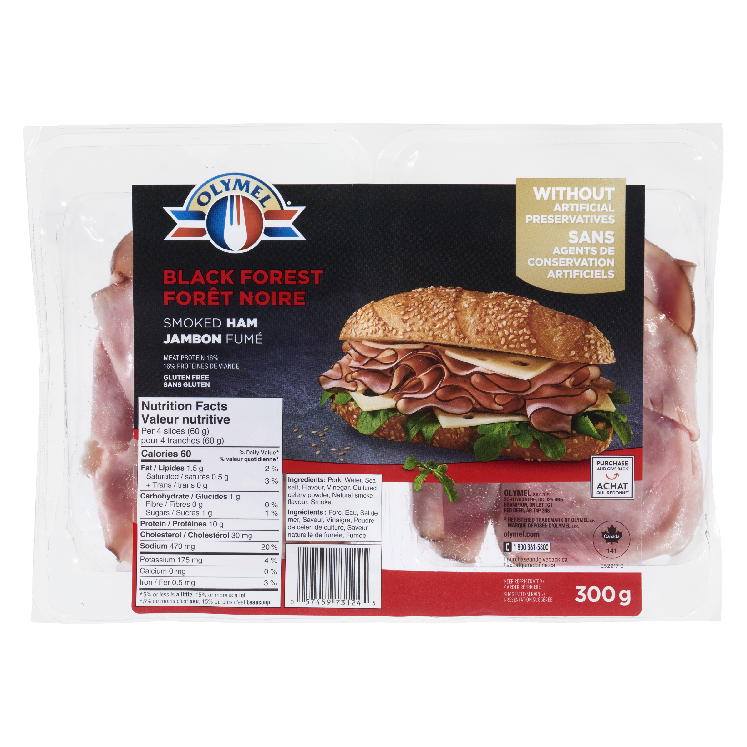 Sliced Black Forest Ham 300 g