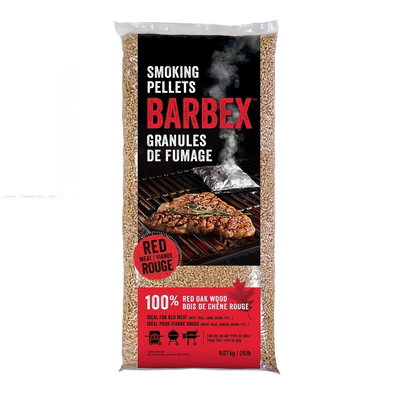 100% Red Oak Wood Smoking Pellets