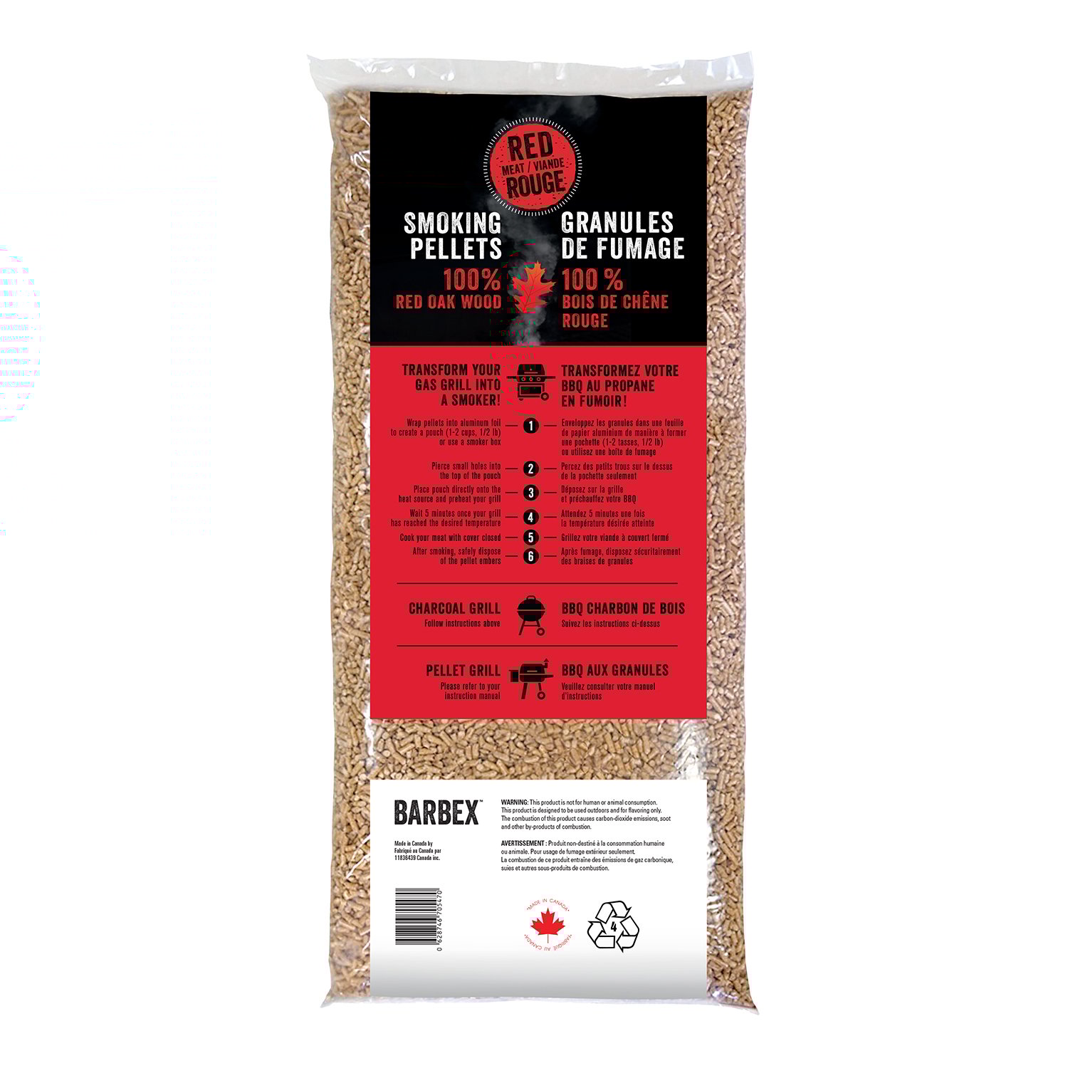 100% Red Oak Wood Smoking Pellets-secondary-image