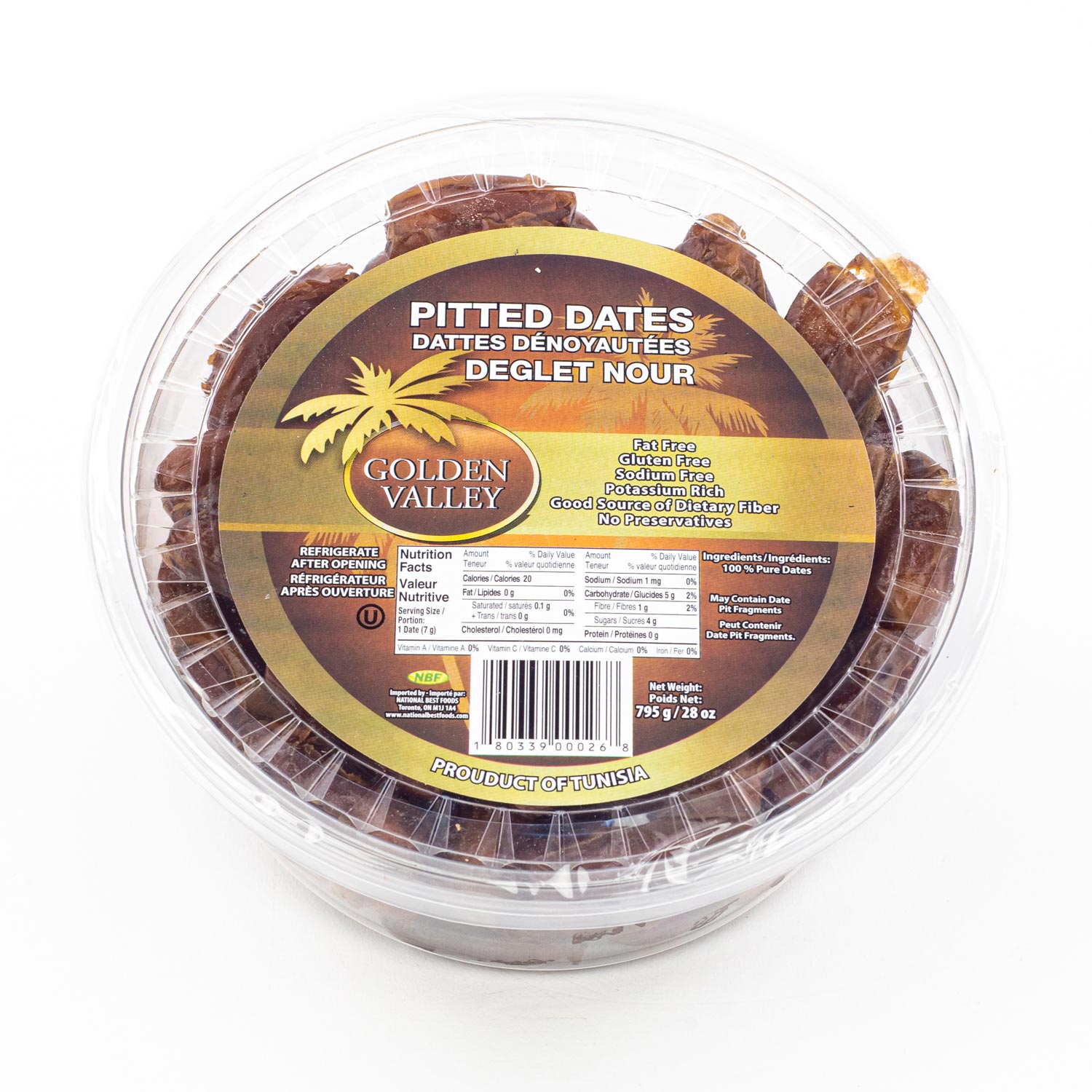 Pitted Deglet Nour Dates 795 g