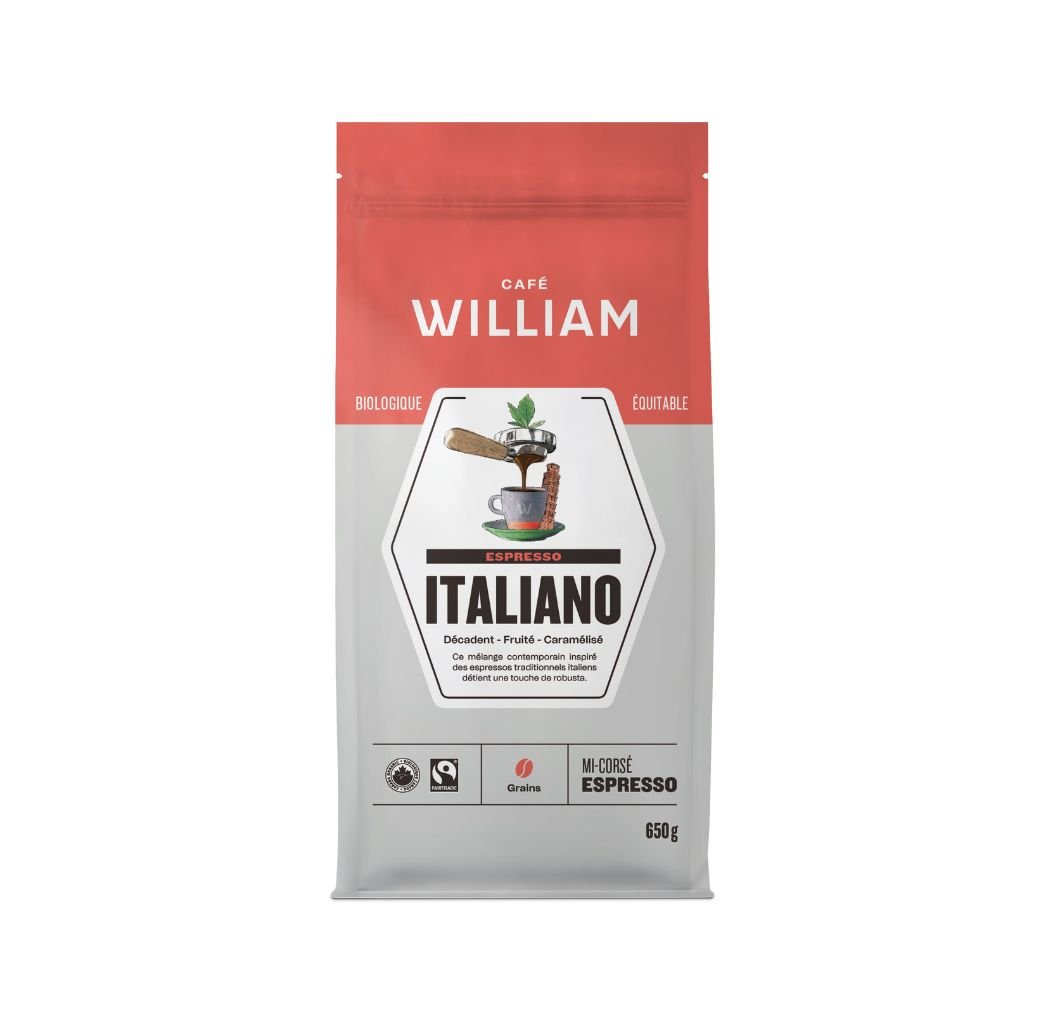 Organic Italian Whole Coffee Beans 650 g