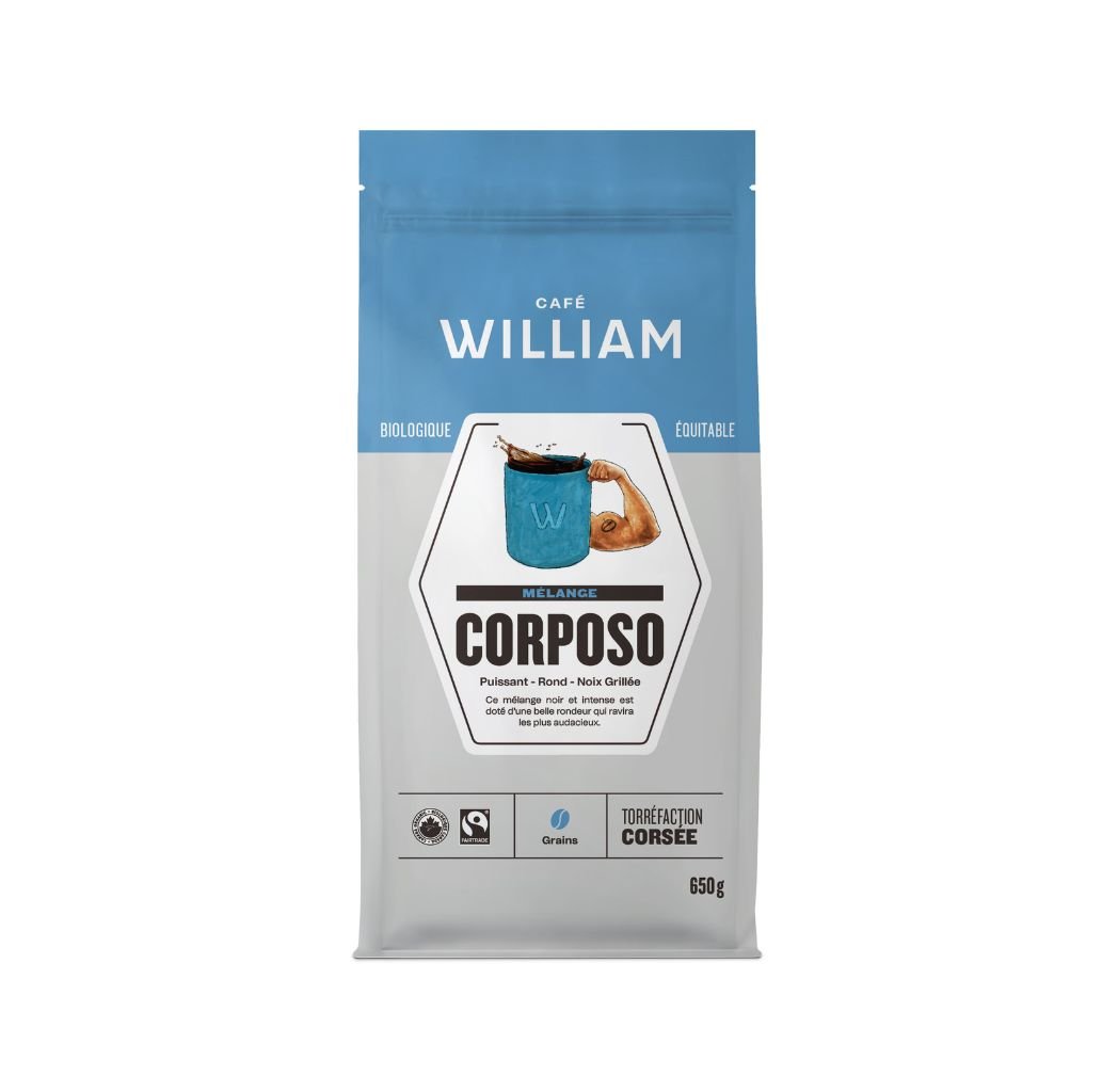Organic Corposo Whole Coffee Beans 650 g