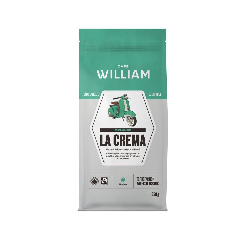 Organic La Crema Whole Coffee Beans 650 g