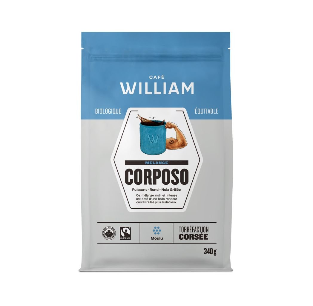 Organic Corposo Ground Coffee 340 g