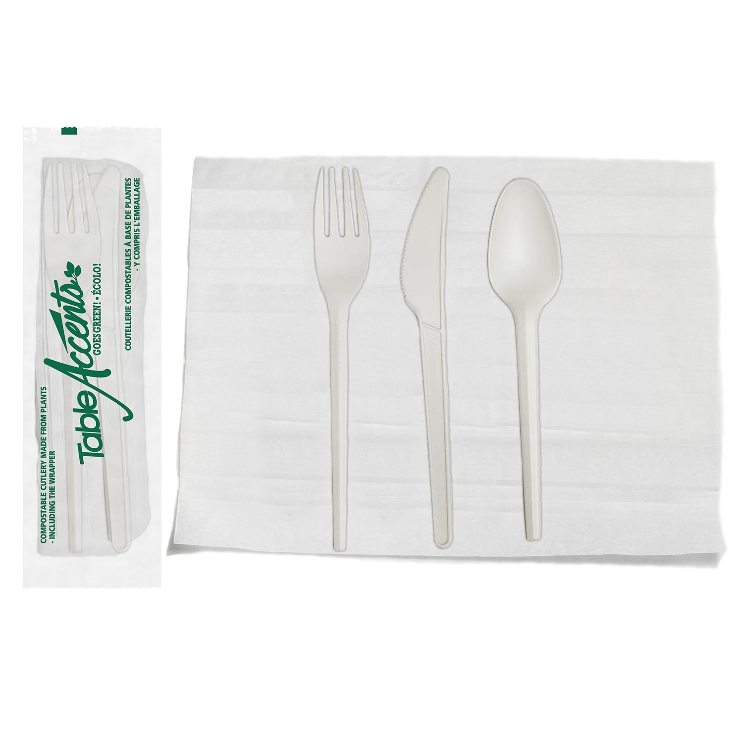 4-Piece PLA Cutlery Kit x250