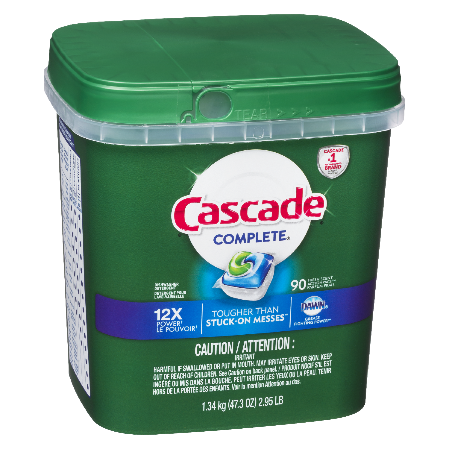 Fresh Scent Dishwasher Caps 90 un