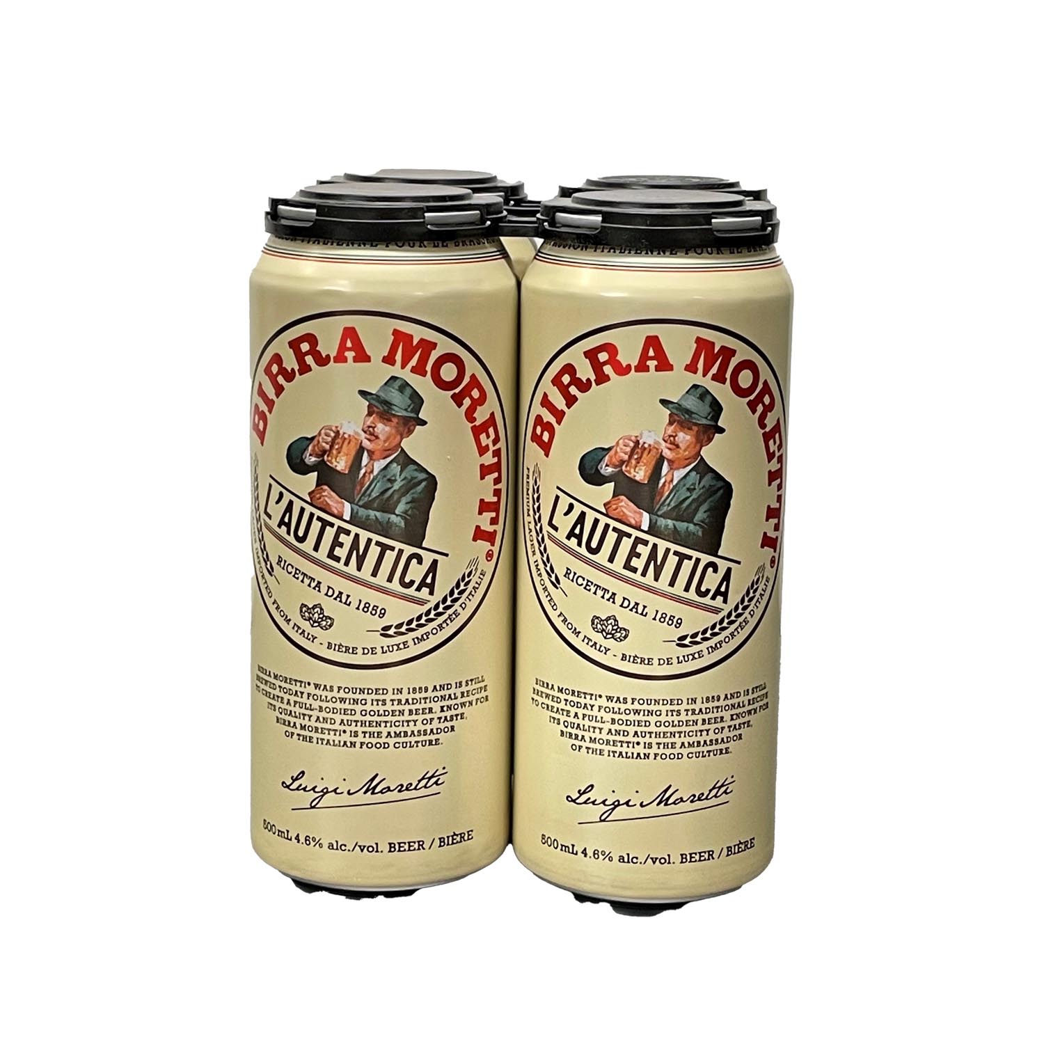 Italian Blonde Beer 4.6% 500 ml x4