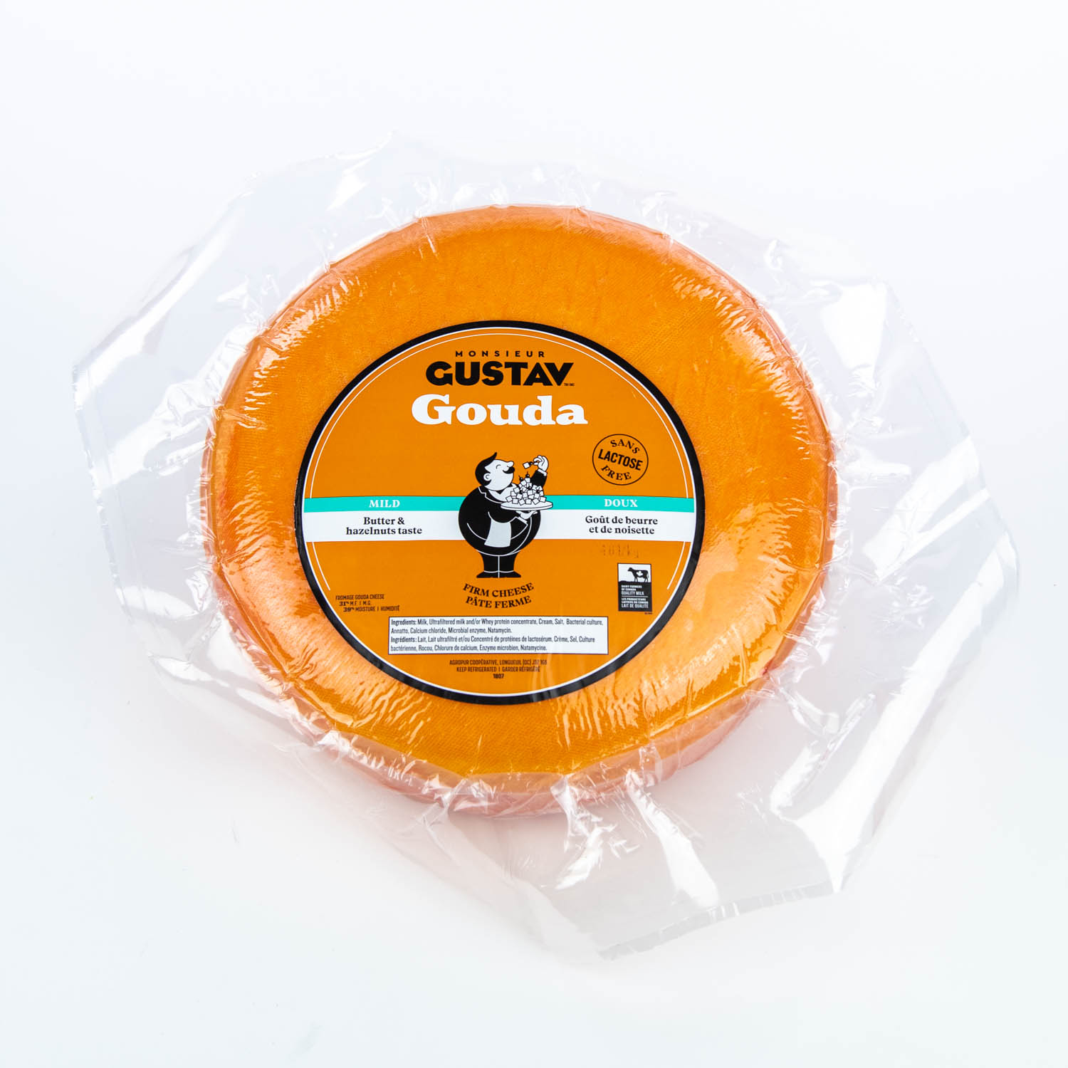 Mild Gouda Cheese Wheel 4.5 kg