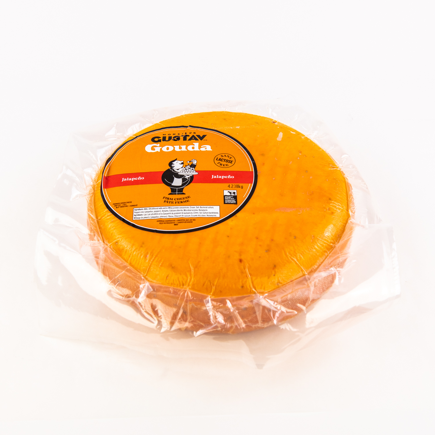Jalapeño Gouda Cheese Wheel 4.5 kg