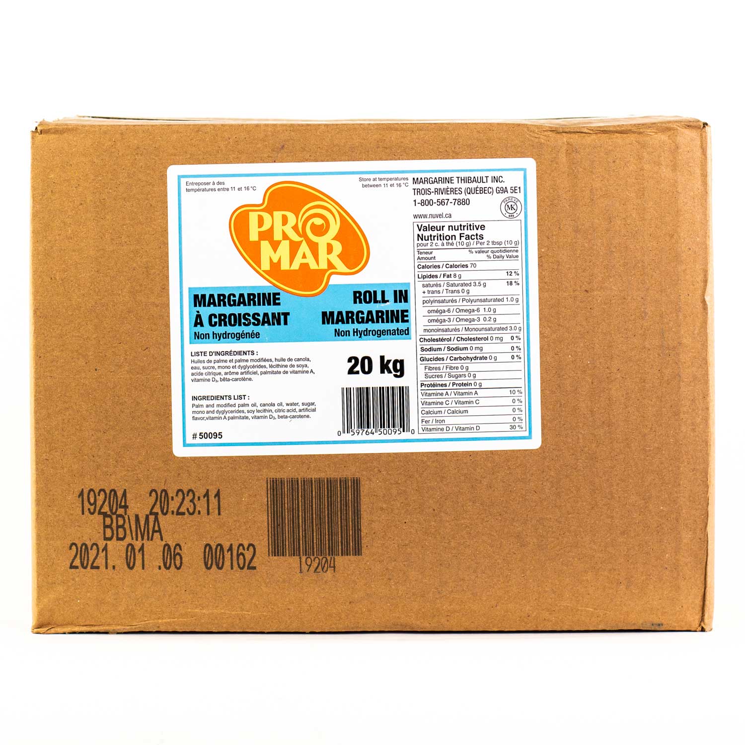 Non-hydrogenated Margarine 20 kg