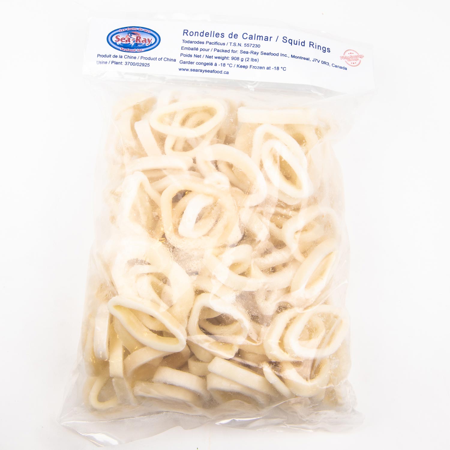Frozen Squid Rings 2 lb