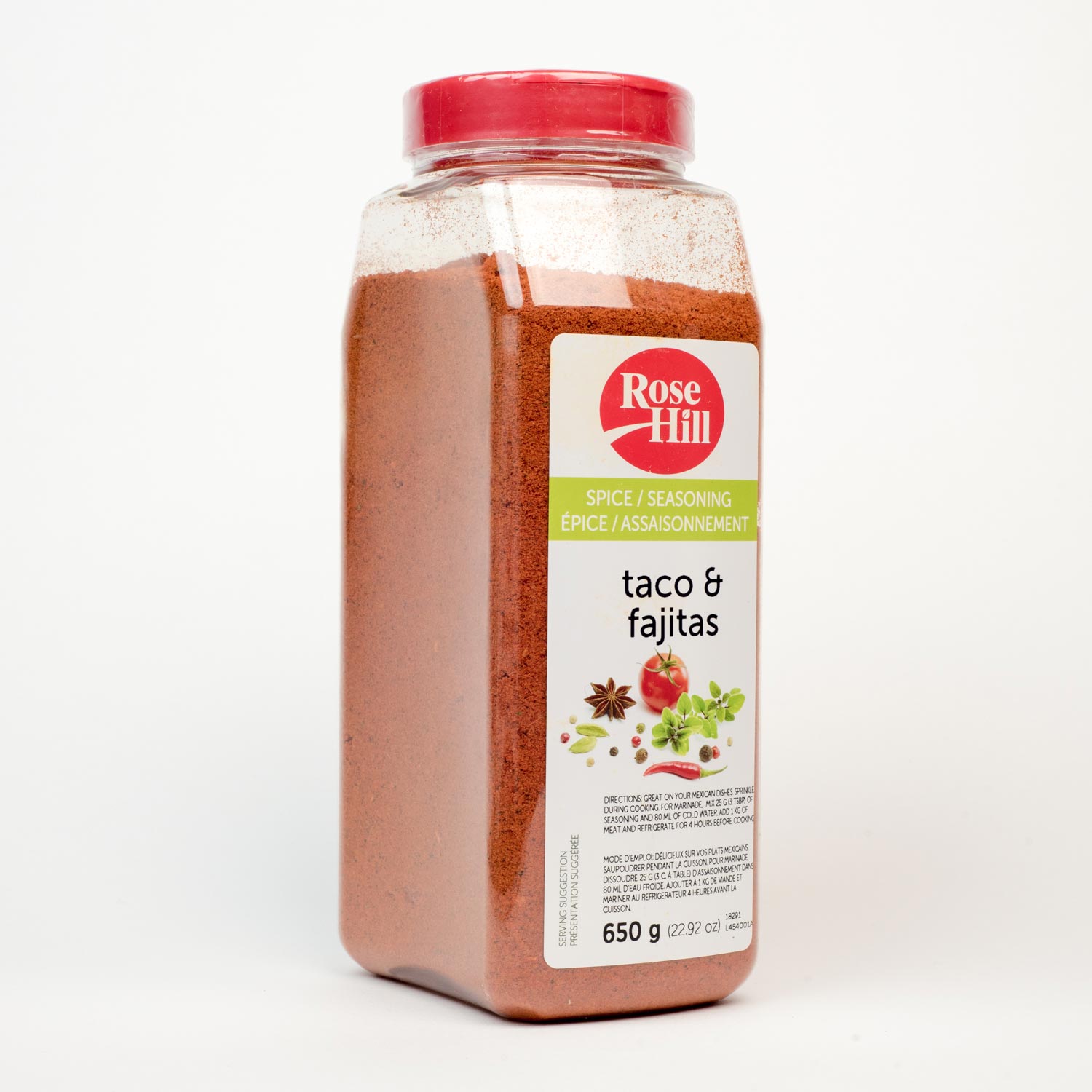 Taco and Fajitas Seasoning 650 g