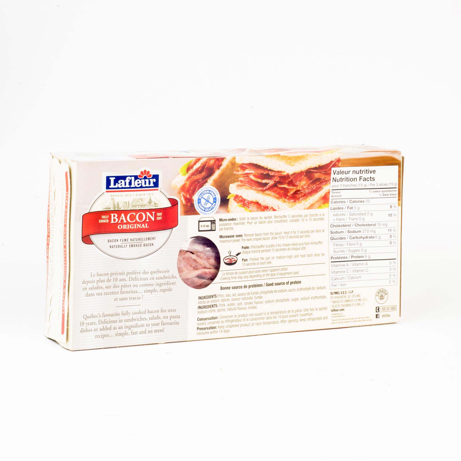 Pre-cooked Bacon 90 g-secondary-image