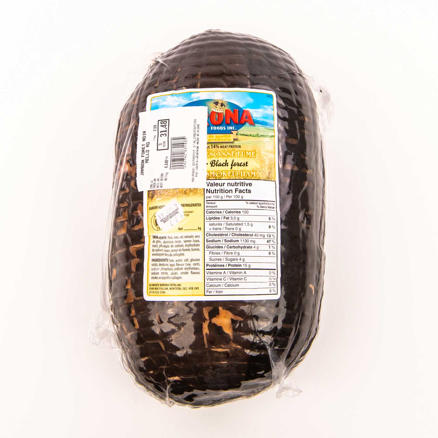 Whole Black Forest Ham 3.5 kg