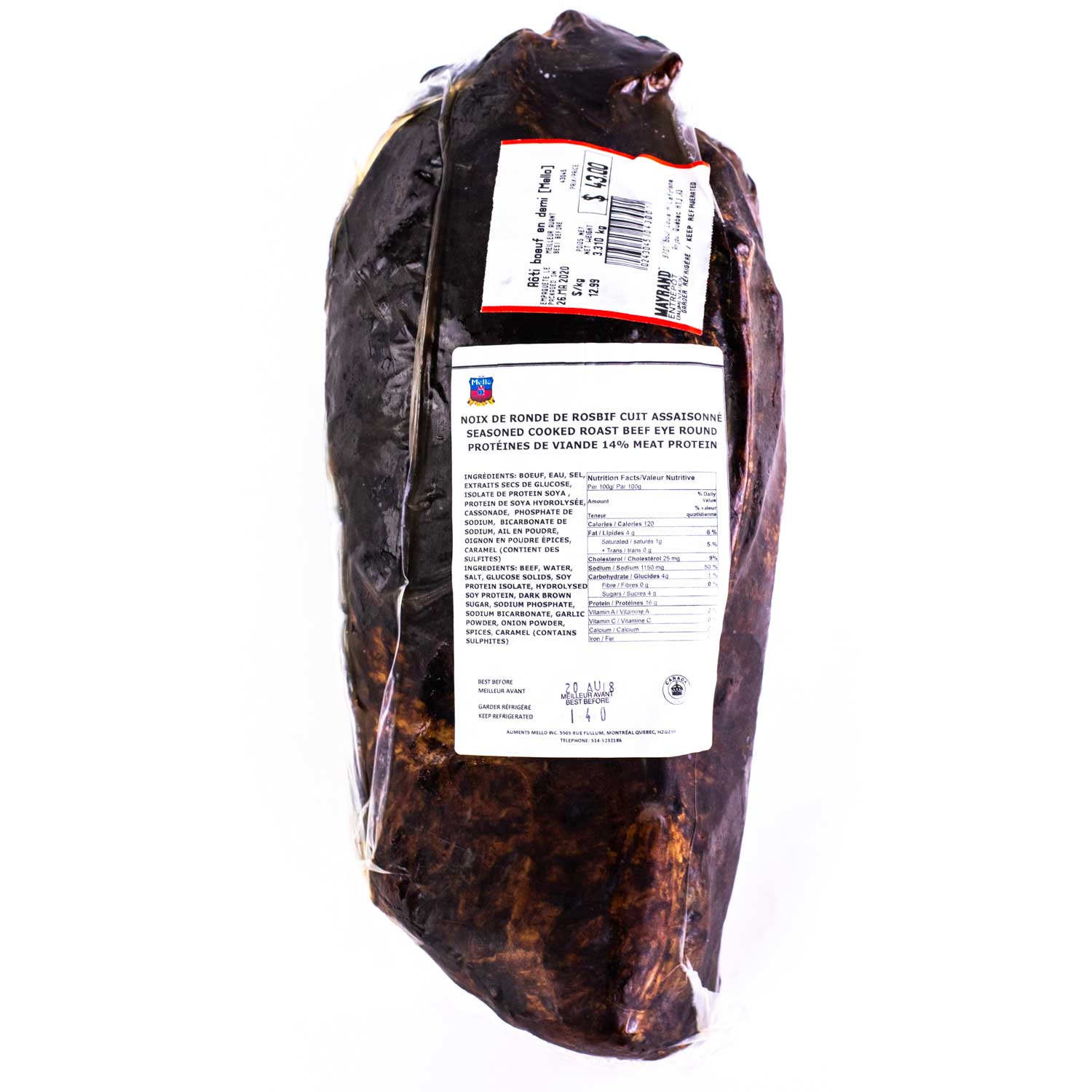 Half Roast Beef 3.5 kg