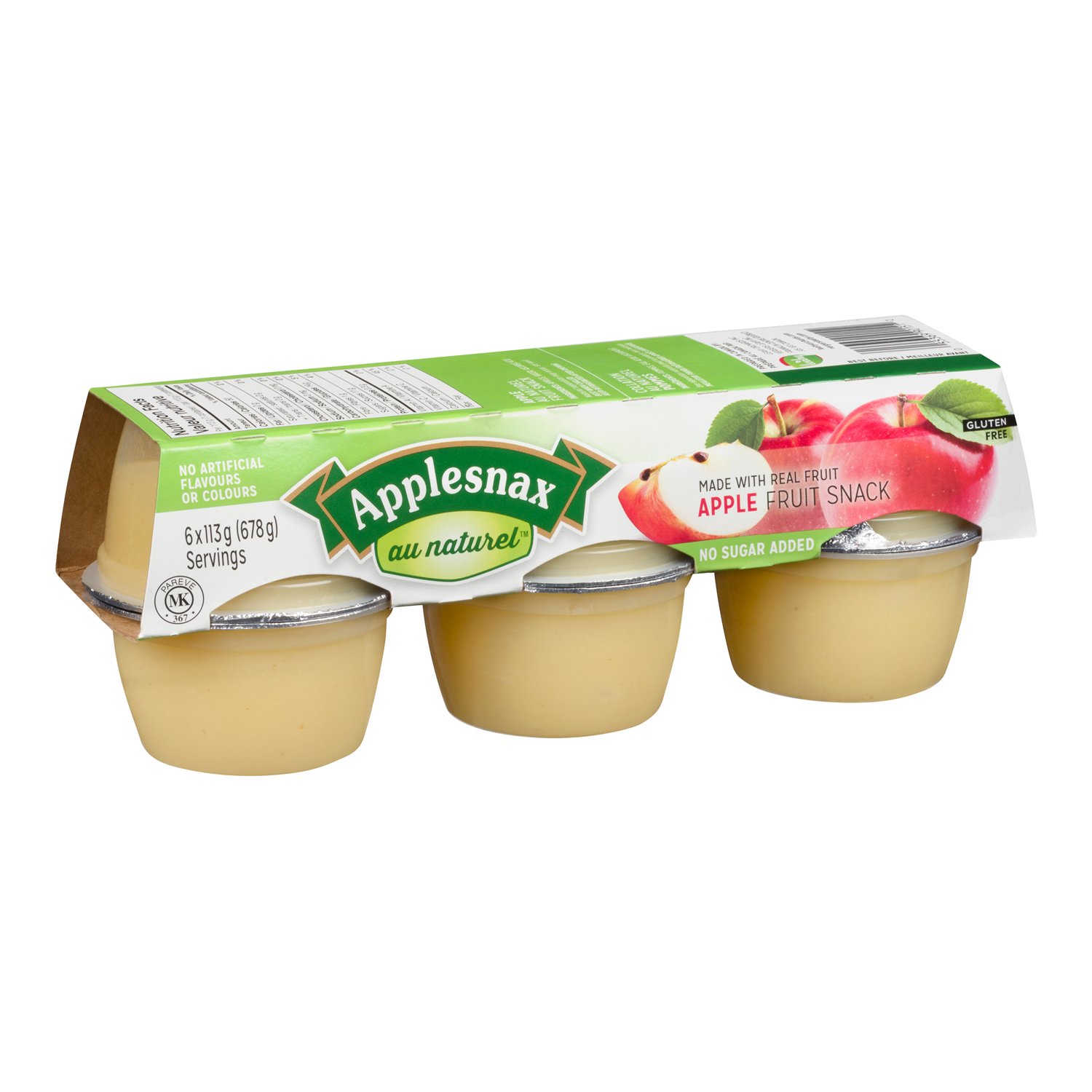 Unsweetened Apple Compote 6 x 113 g