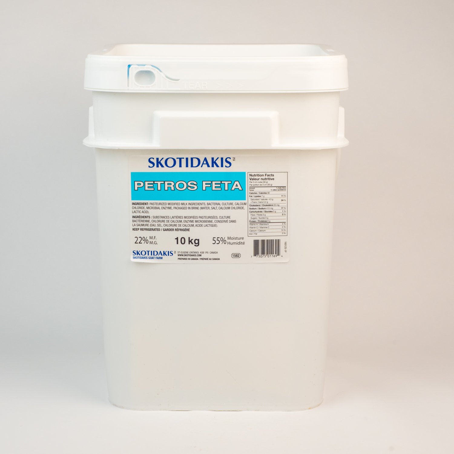 Cow Milk Feta Cheese 10 kg