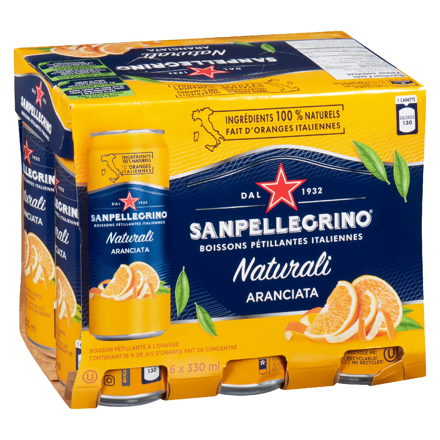 Aranciata Sparkling Water 330 ml-secondary-image