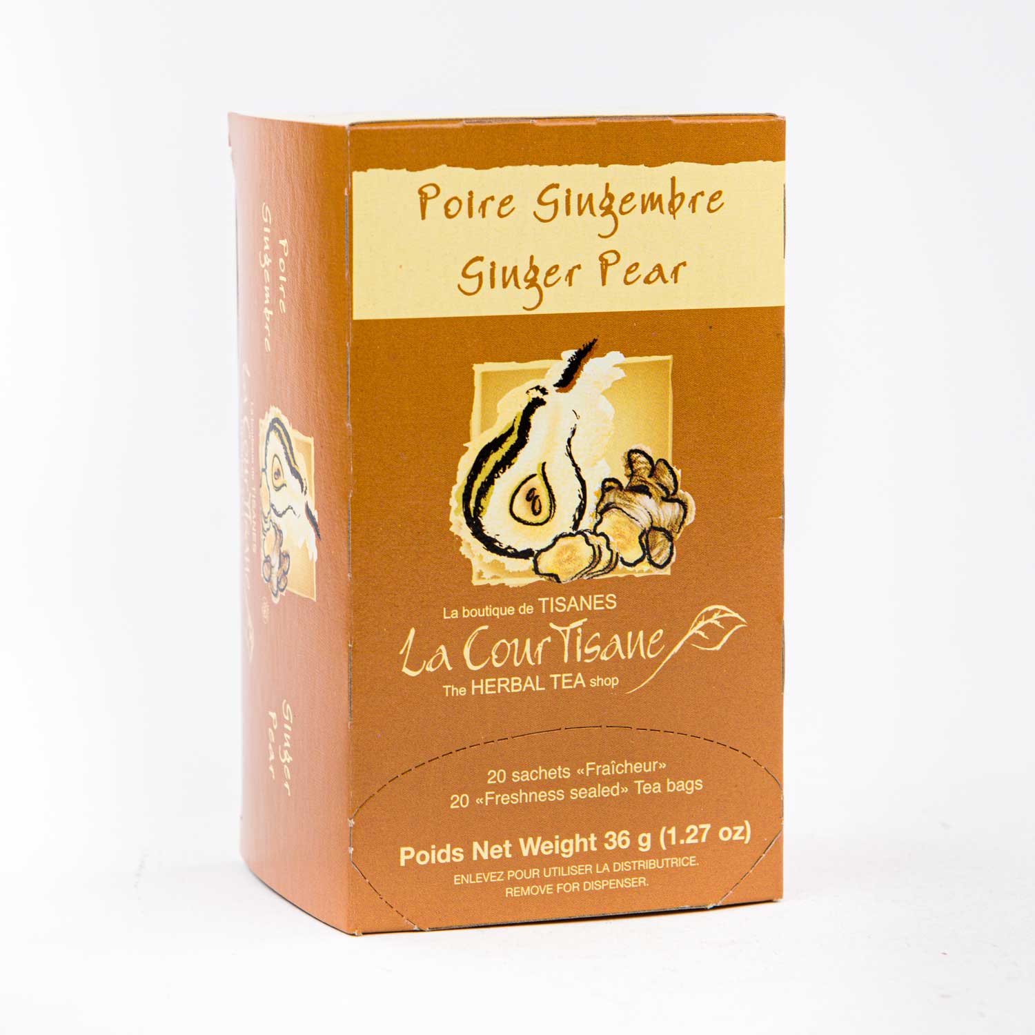 Pear and Ginger Herbal Tea x20 36g