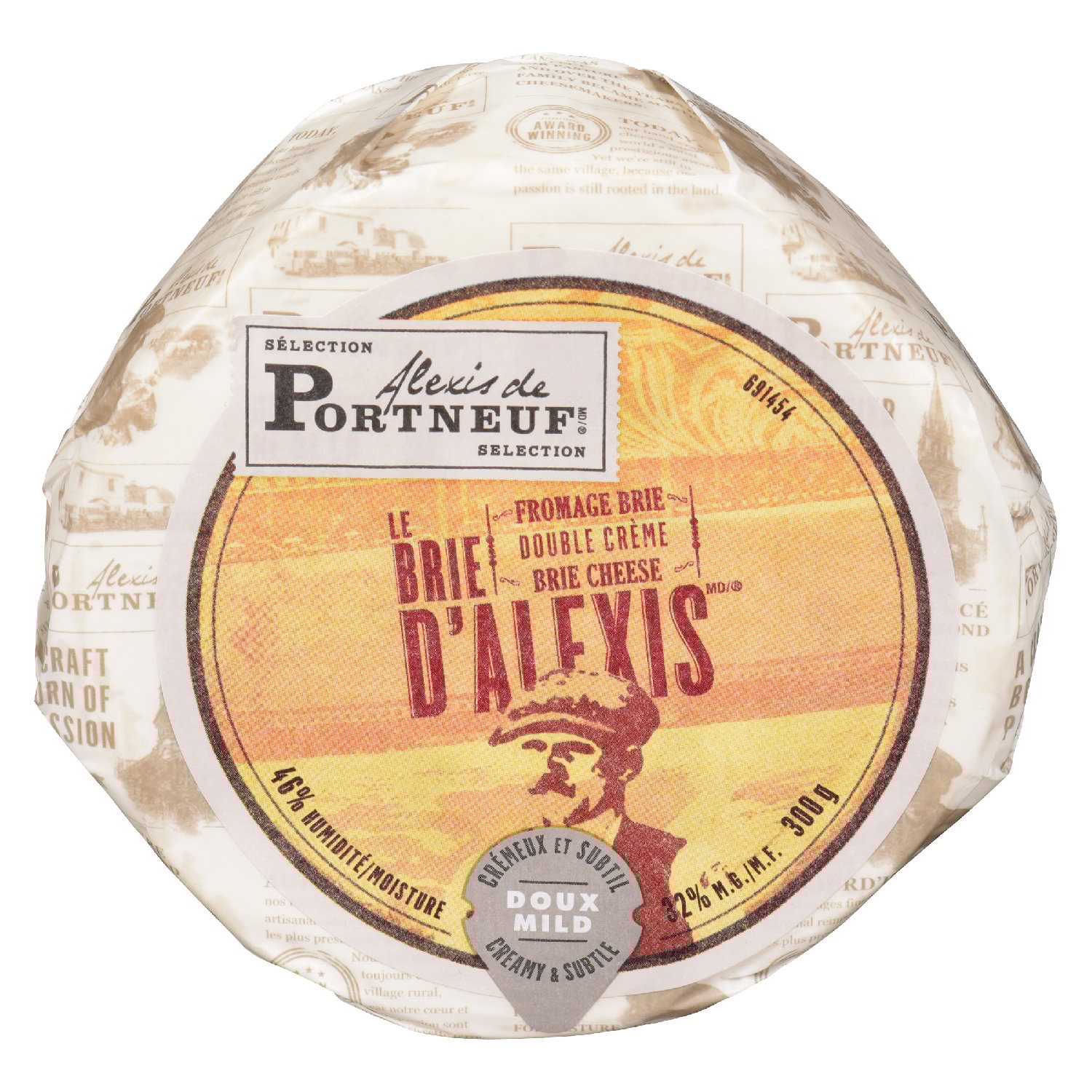 Double Cream Brie d'Alexis Cheese 300 g