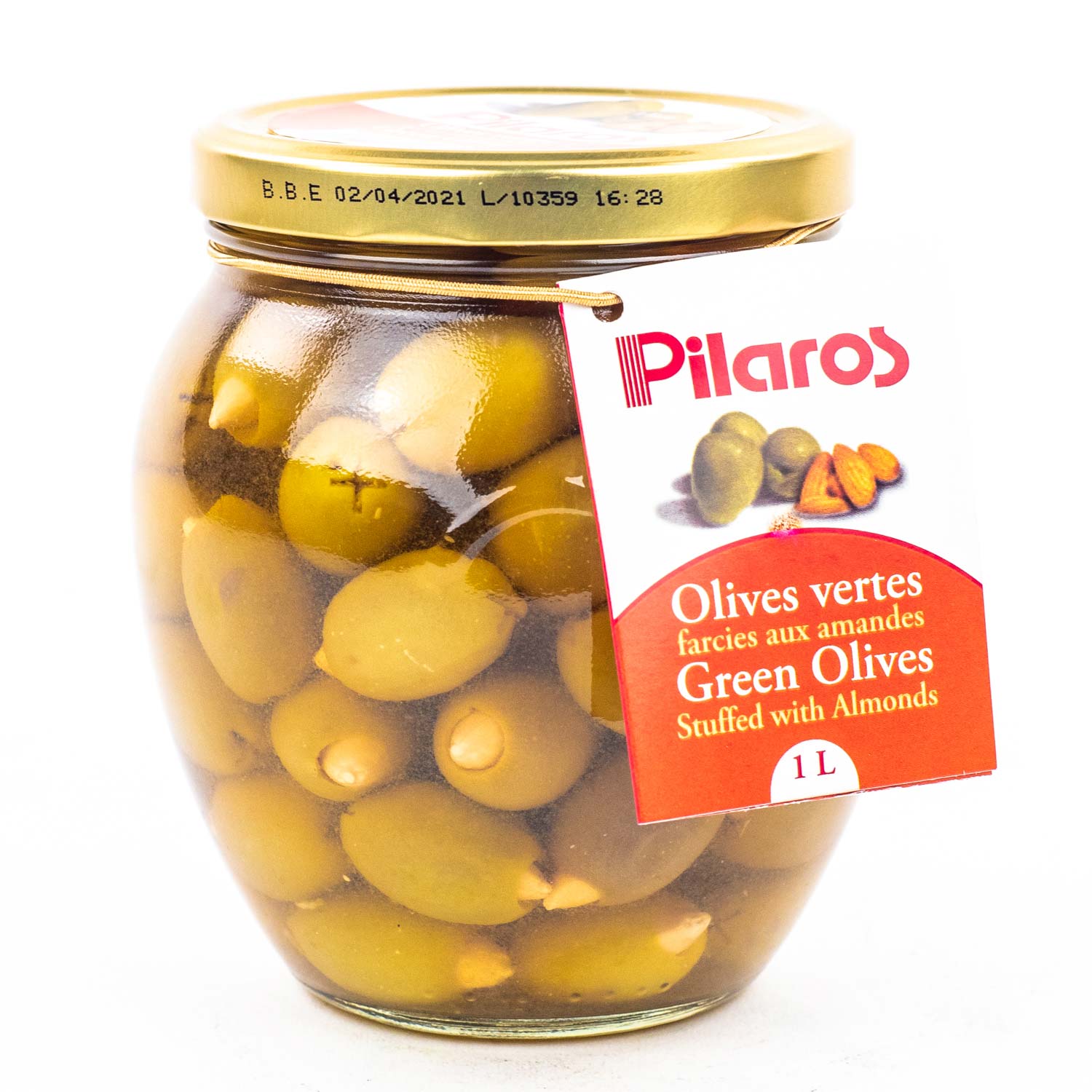 Green Olives Stuffed with Almonds 1 L