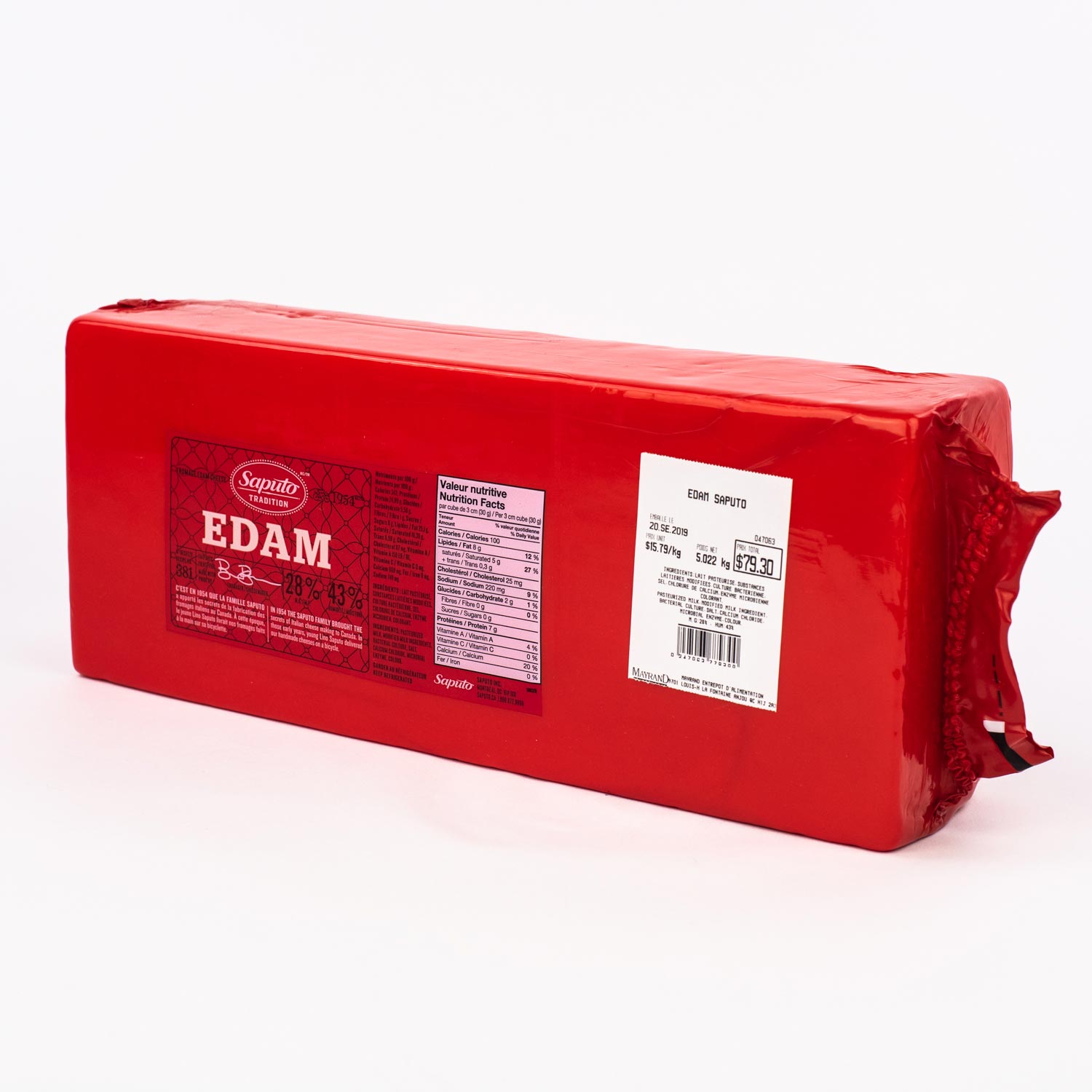 Edam Cheese Wheel 5 kg