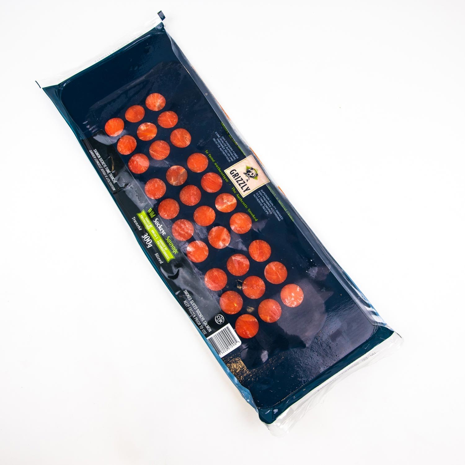 Frozen Wild Smoked Sockeye Salmon 300 g