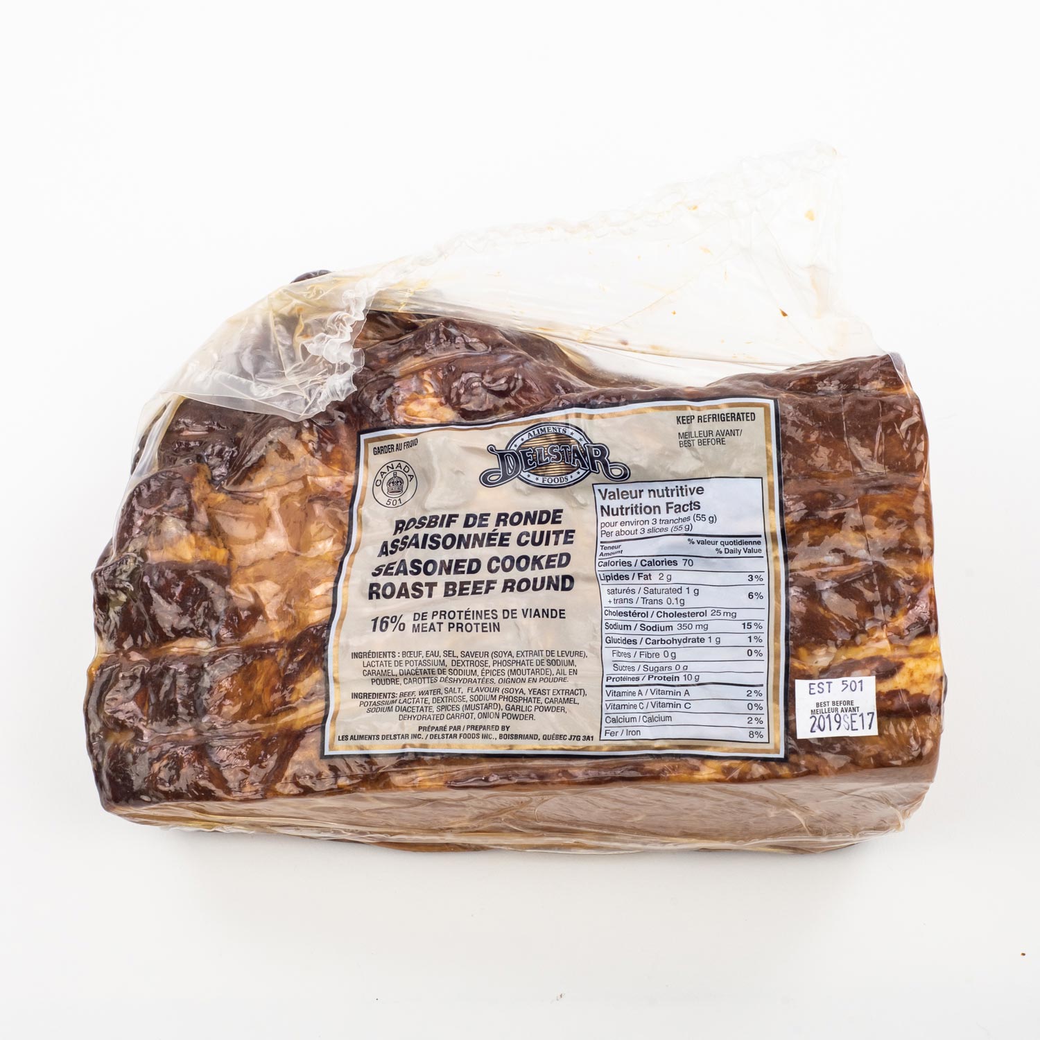 Cooked Seasoned Roast Beef 3 kg