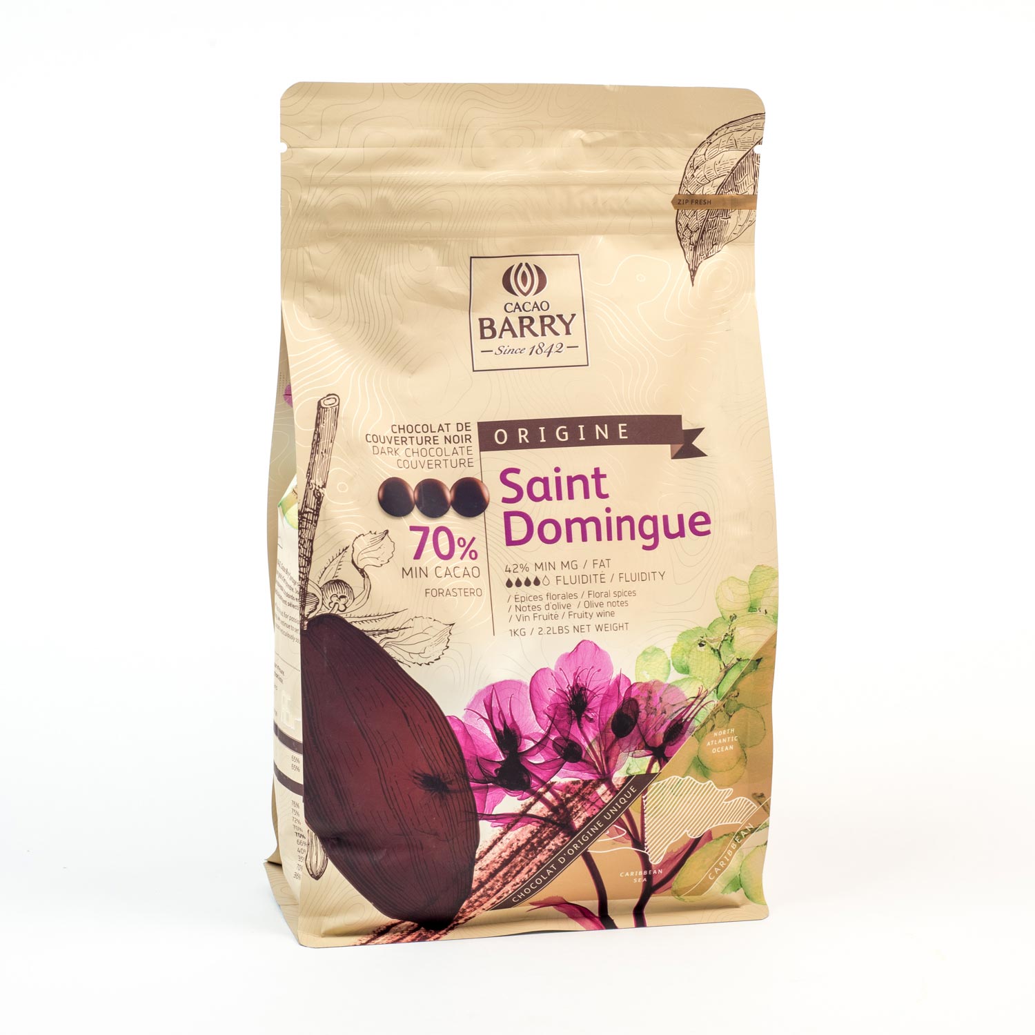 Dark Chocolate from Santo Domingo 70% 1 kg