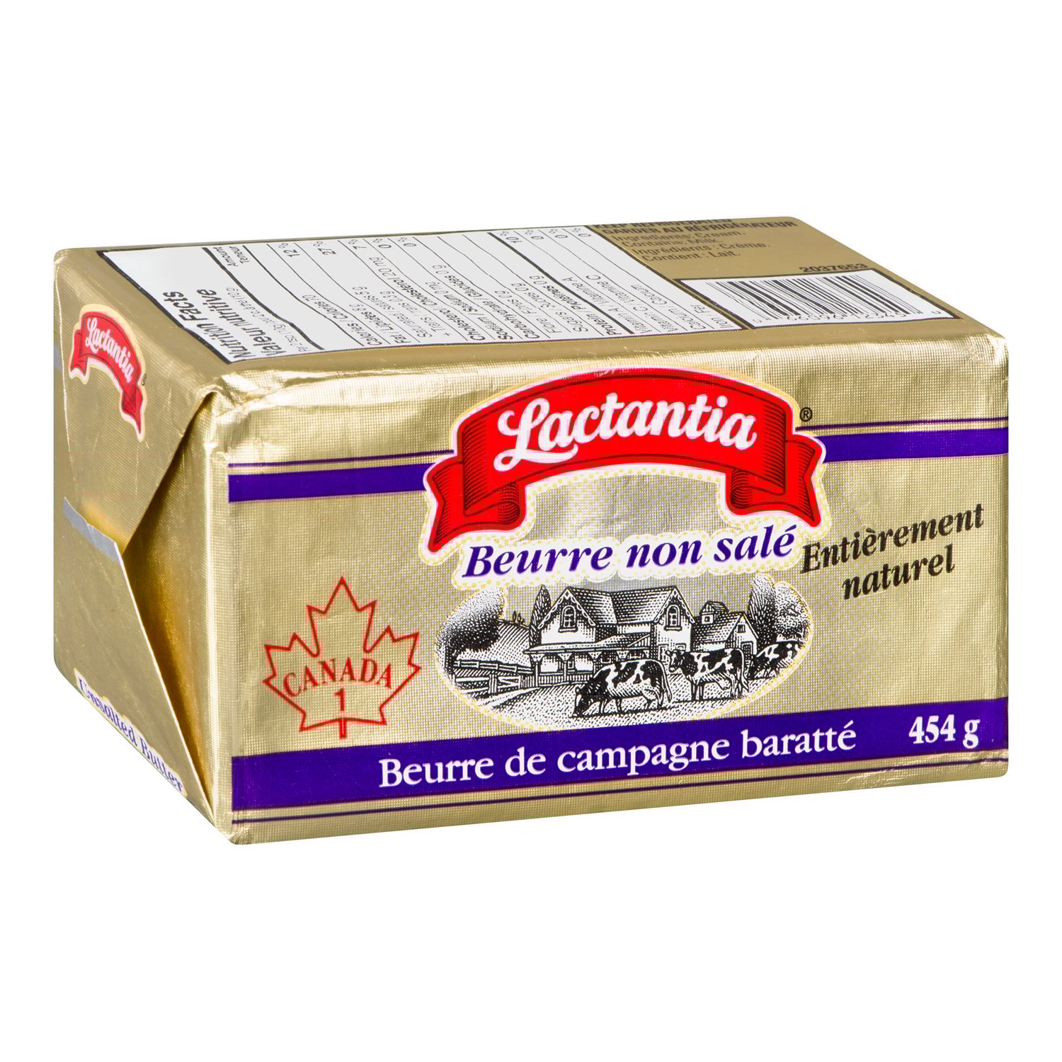 Country Churned Unsalted Butter 454 g