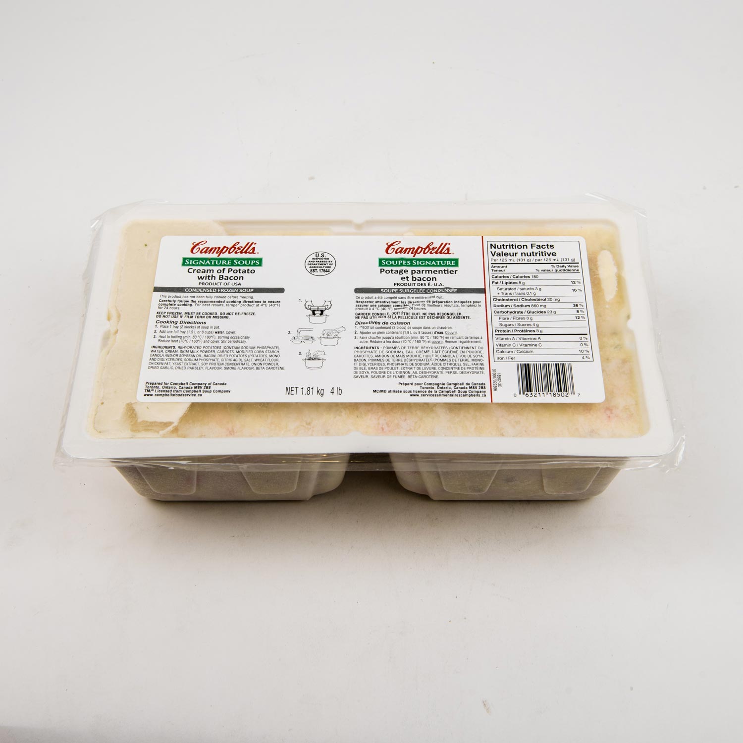 Cream of Potato with Bacon Soup 1.81 kg