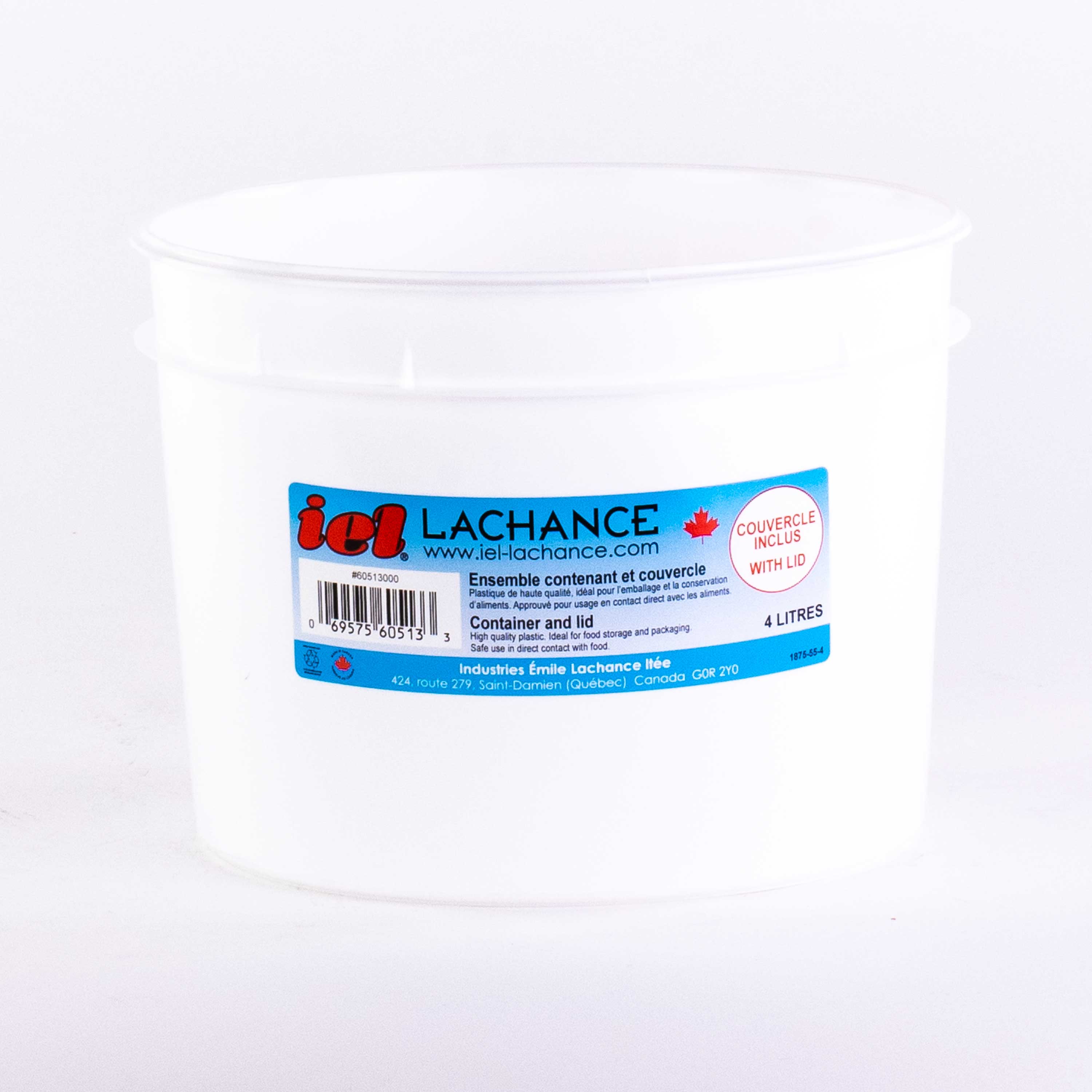 Round Container with Cover