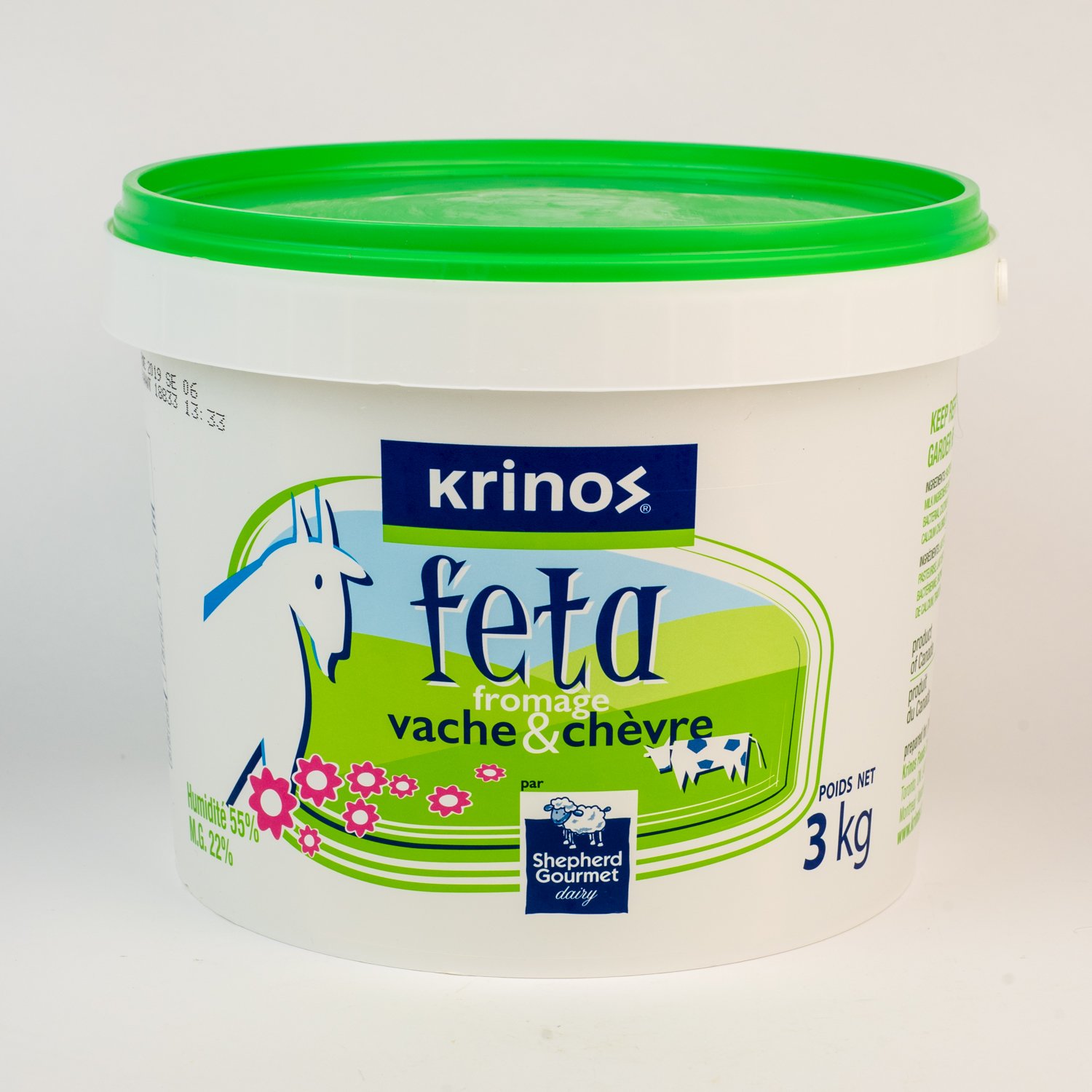 Cow and Goat Milk Feta Cheese 3 kg